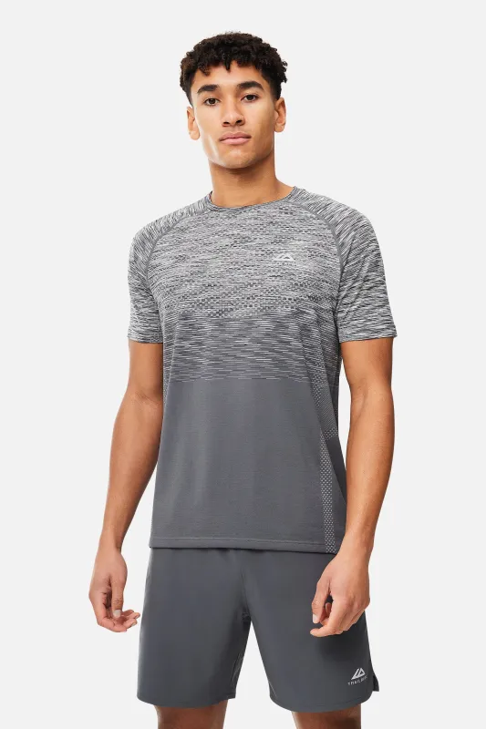 Apex Seamless Tee - Storm Grey made by Trailberg