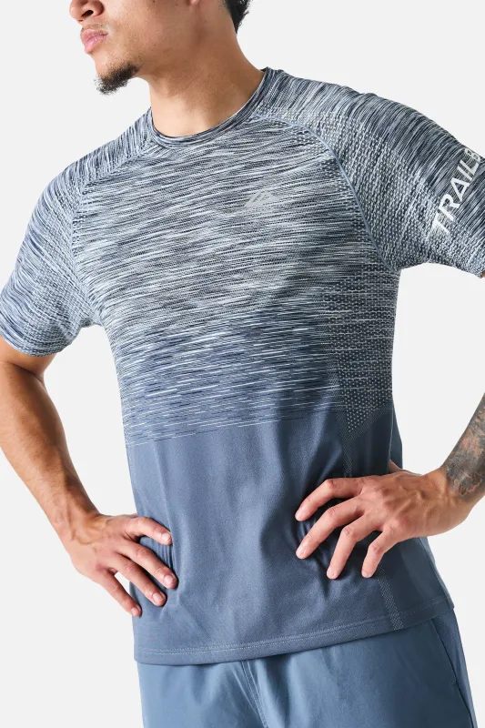Arc Seamless Tee - Breeze/Storm Blue/Skylar/White made by Trailberg