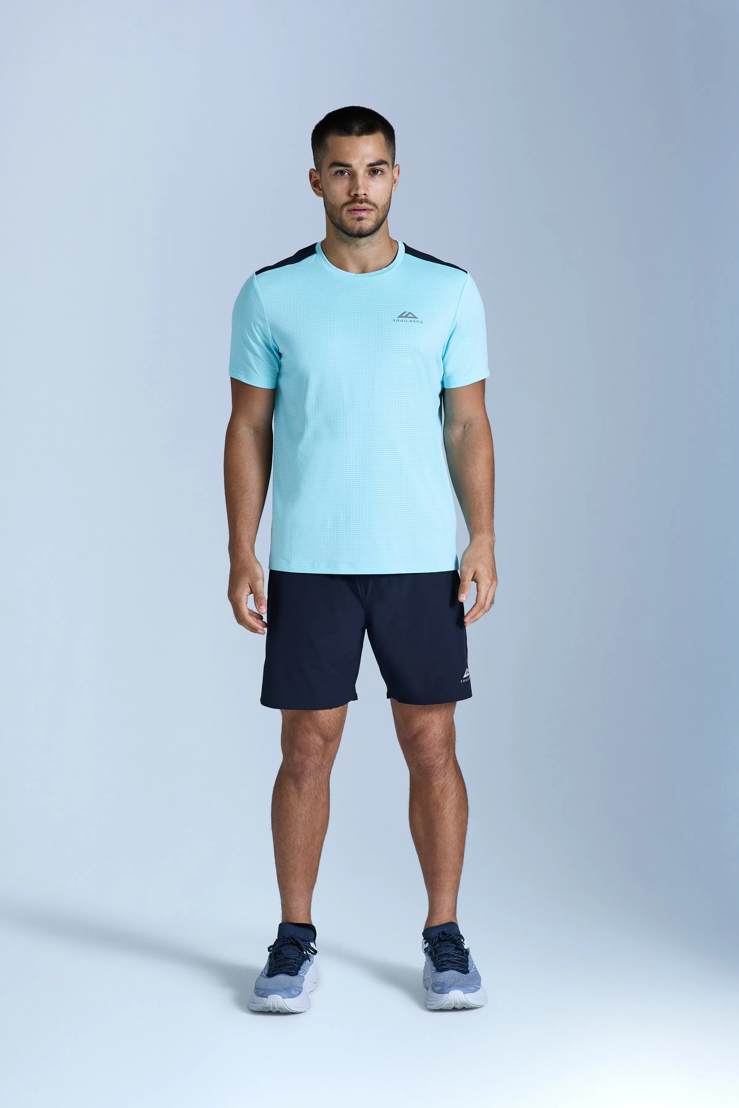 Rapid Dash 2.0 Tee - Deep Ocean/Cyan Wave sold by Trailberg product image thumbnail 4