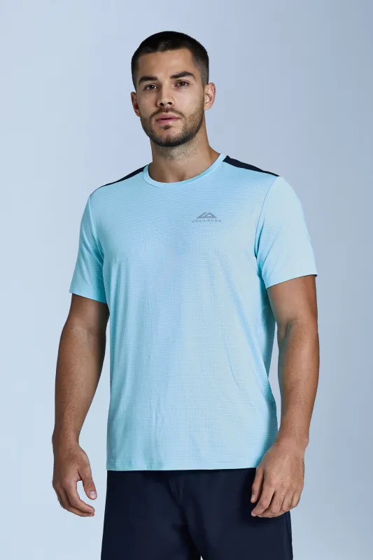 Rapid Dash 2.0 Tee - Deep Ocean/Cyan Wave made by Trailberg