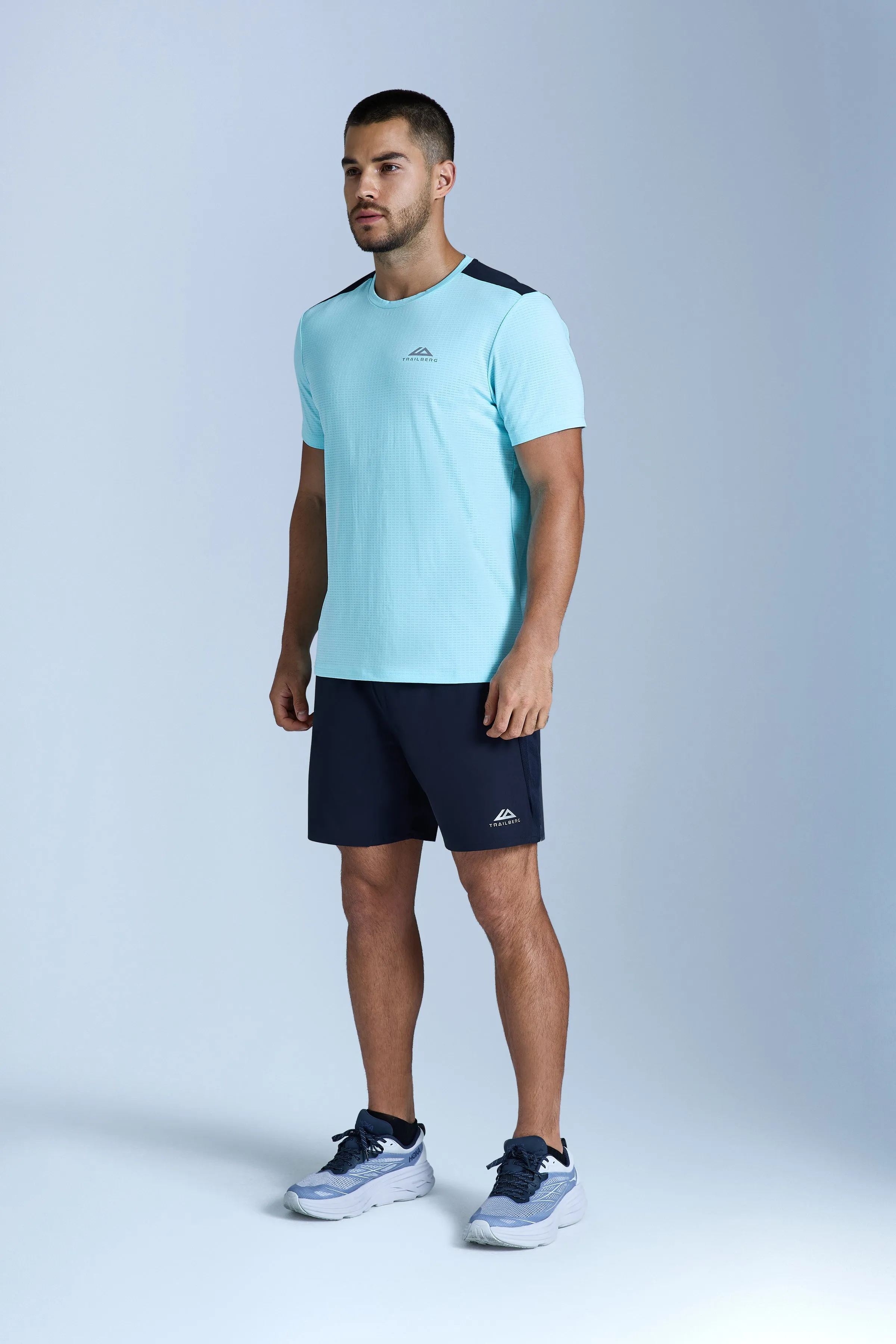 Rapid Dash 2.0 Tee - Deep Ocean/Cyan Wave sold by Trailberg product image thumbnail 5