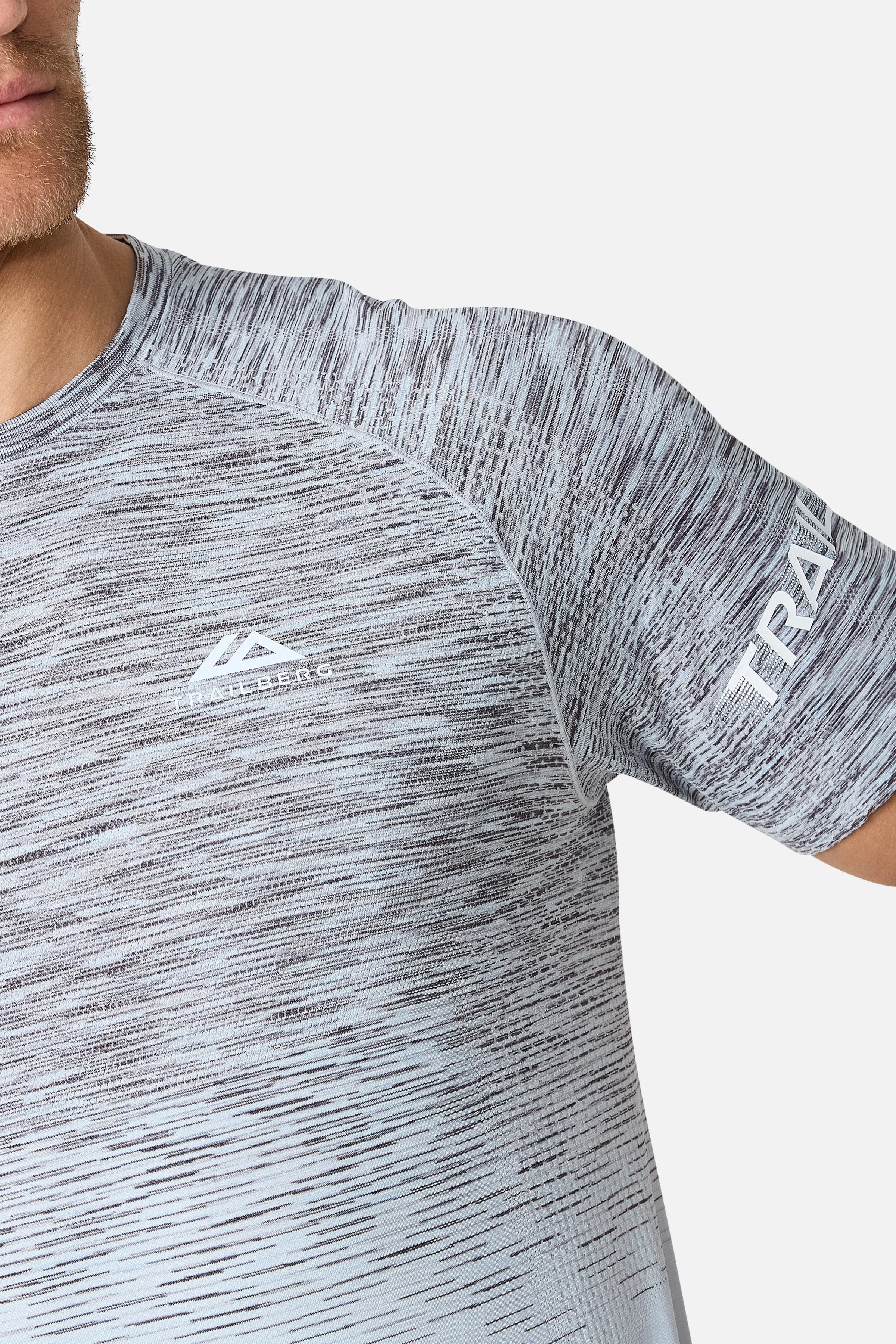 Arc Seamless Tee - Ice Blue/Nightfall Grey/Fog Whisper/Lunar Grey sold by Trailberg product image thumbnail 2