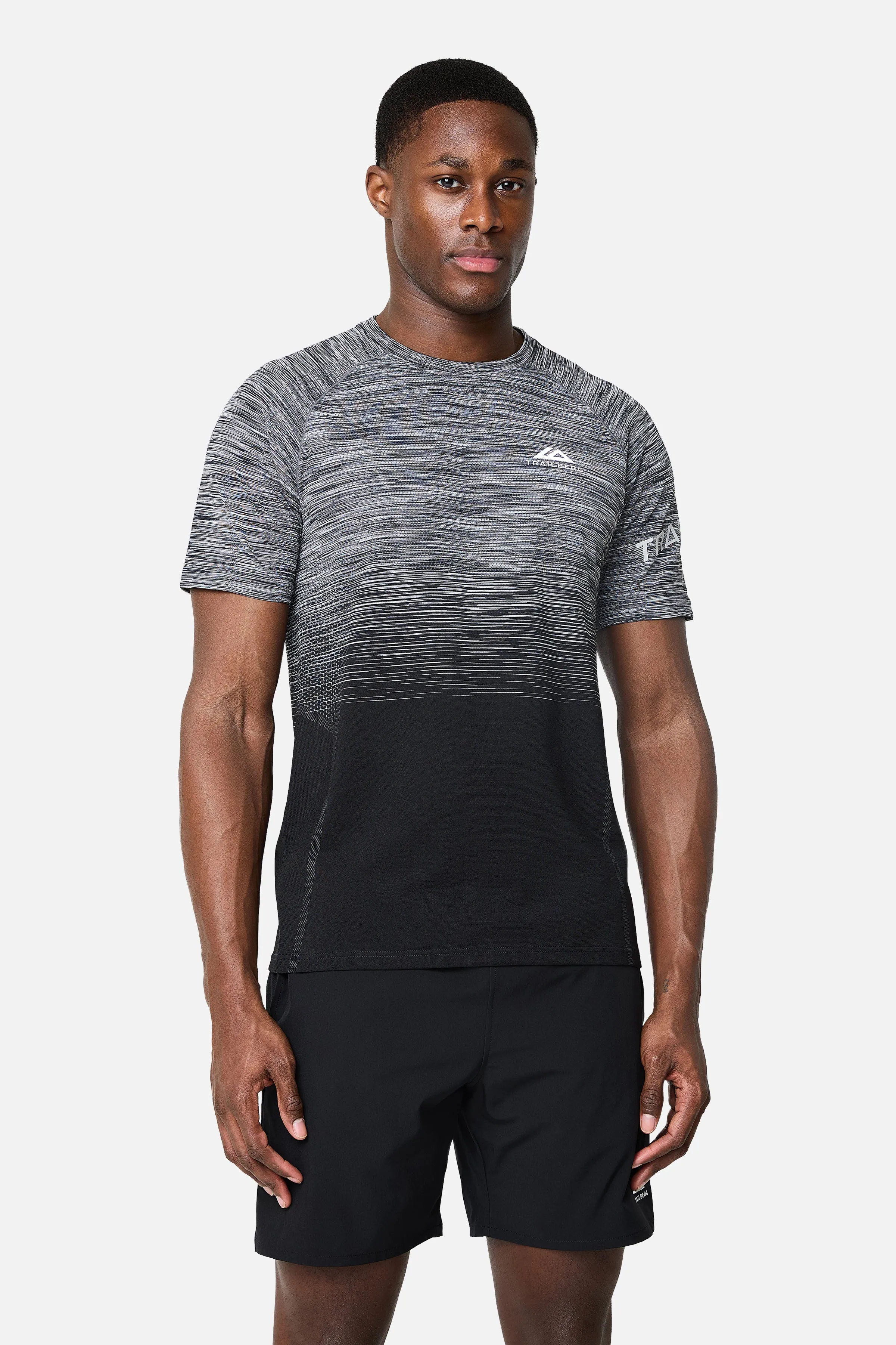 Arc Seamless Tee - Black/Moon Grey/Urban Smoke/White sold by Trailberg product image thumbnail 5