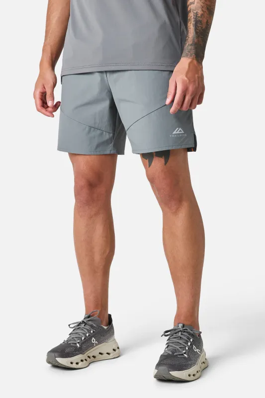 Zone Short - Nightfall Grey/Lunar Grey made by Trailberg