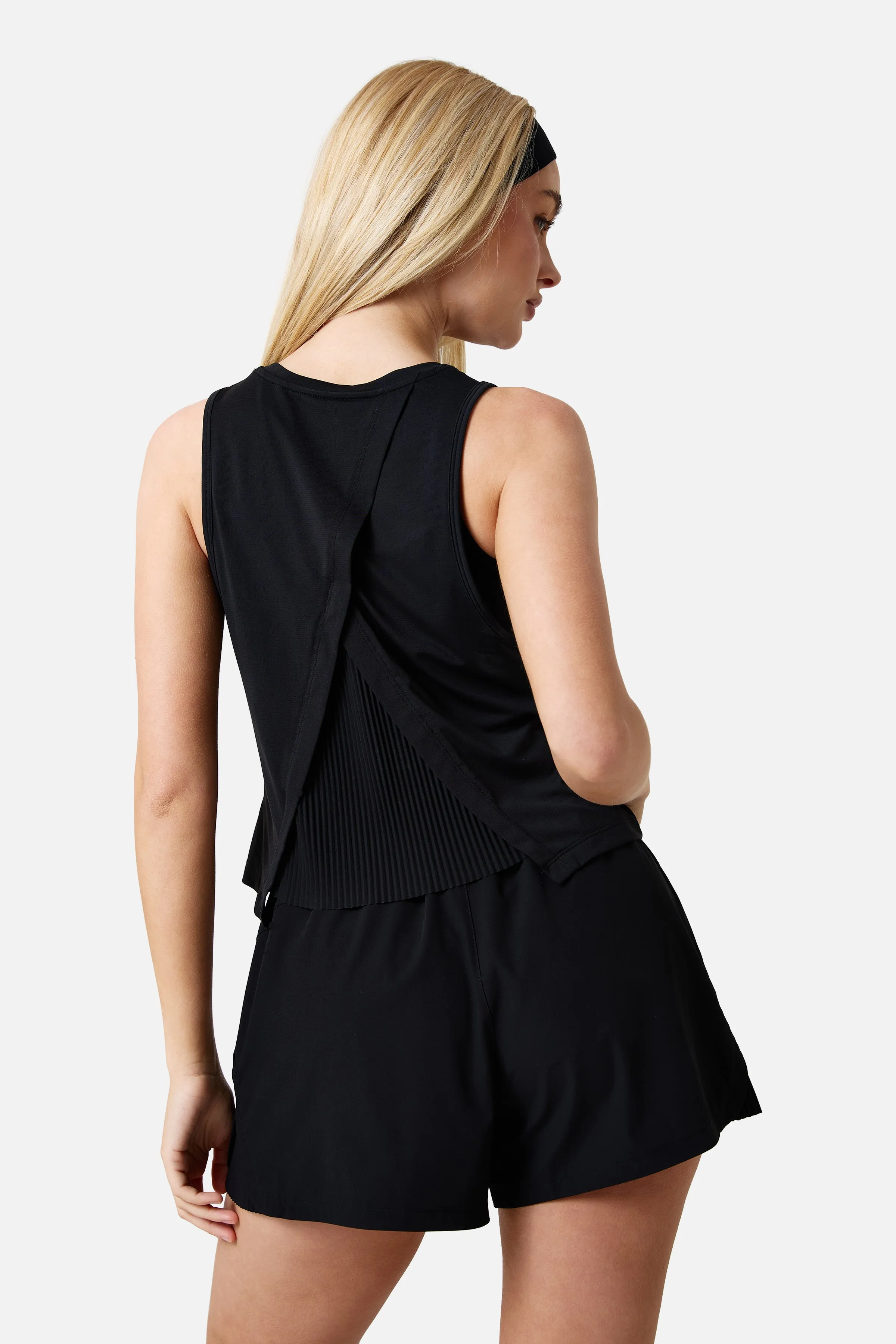 Womens Andara Pleated Set - Black sold by Trailberg