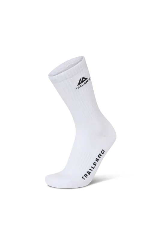 Edgebound 6 Pack Sock - White made by Trailberg