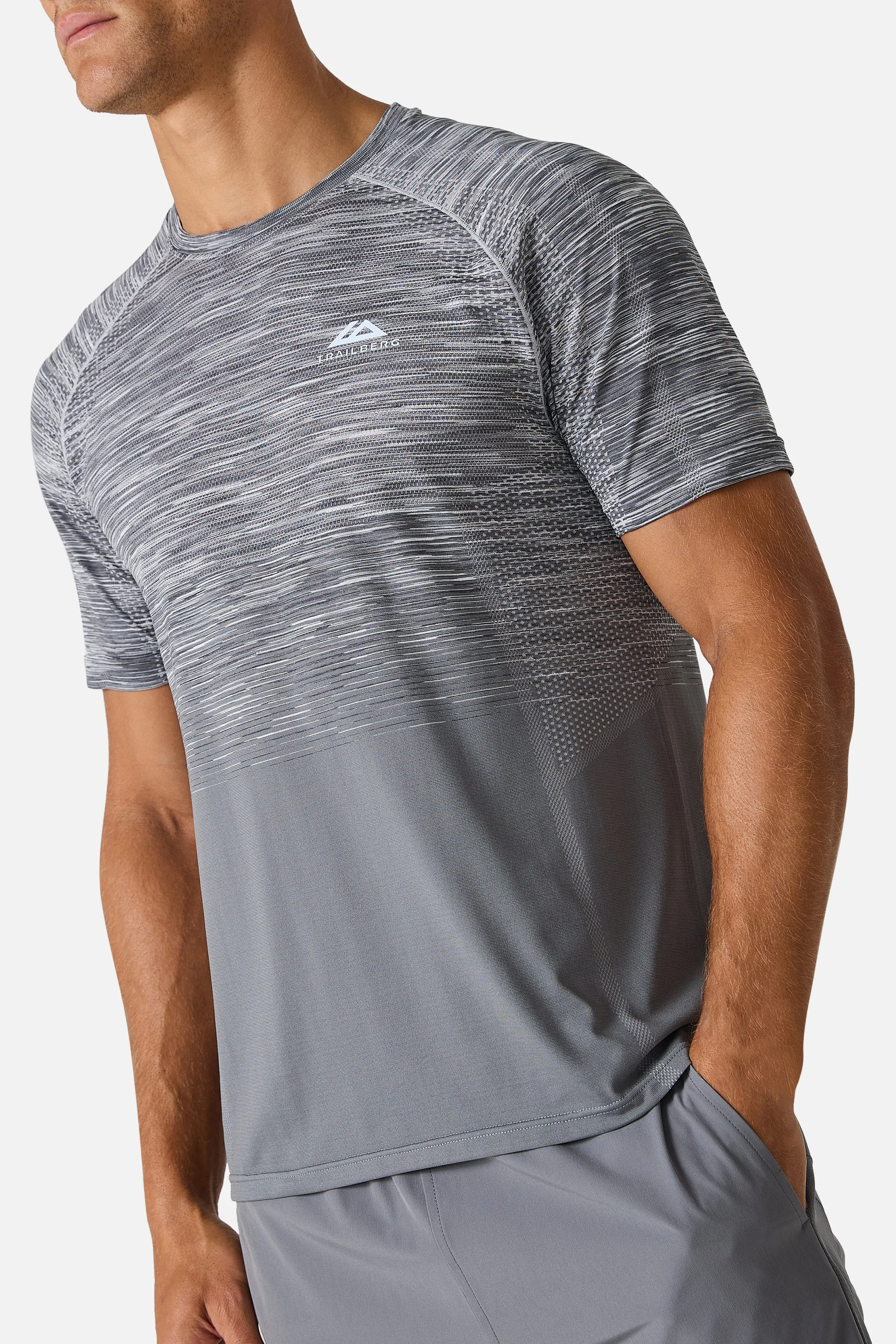 Arc Seamless 2.0 Tee - Nightfall Grey/Graphite Grey/Ash Grey/Lunar Grey sold by Trailberg product image thumbnail 4