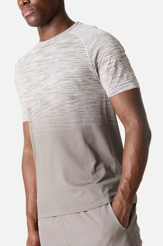 Arc Seamless 2.0 Tee - Mocha/Pebble Stone/Frosted Ridge/White made by Trailberg