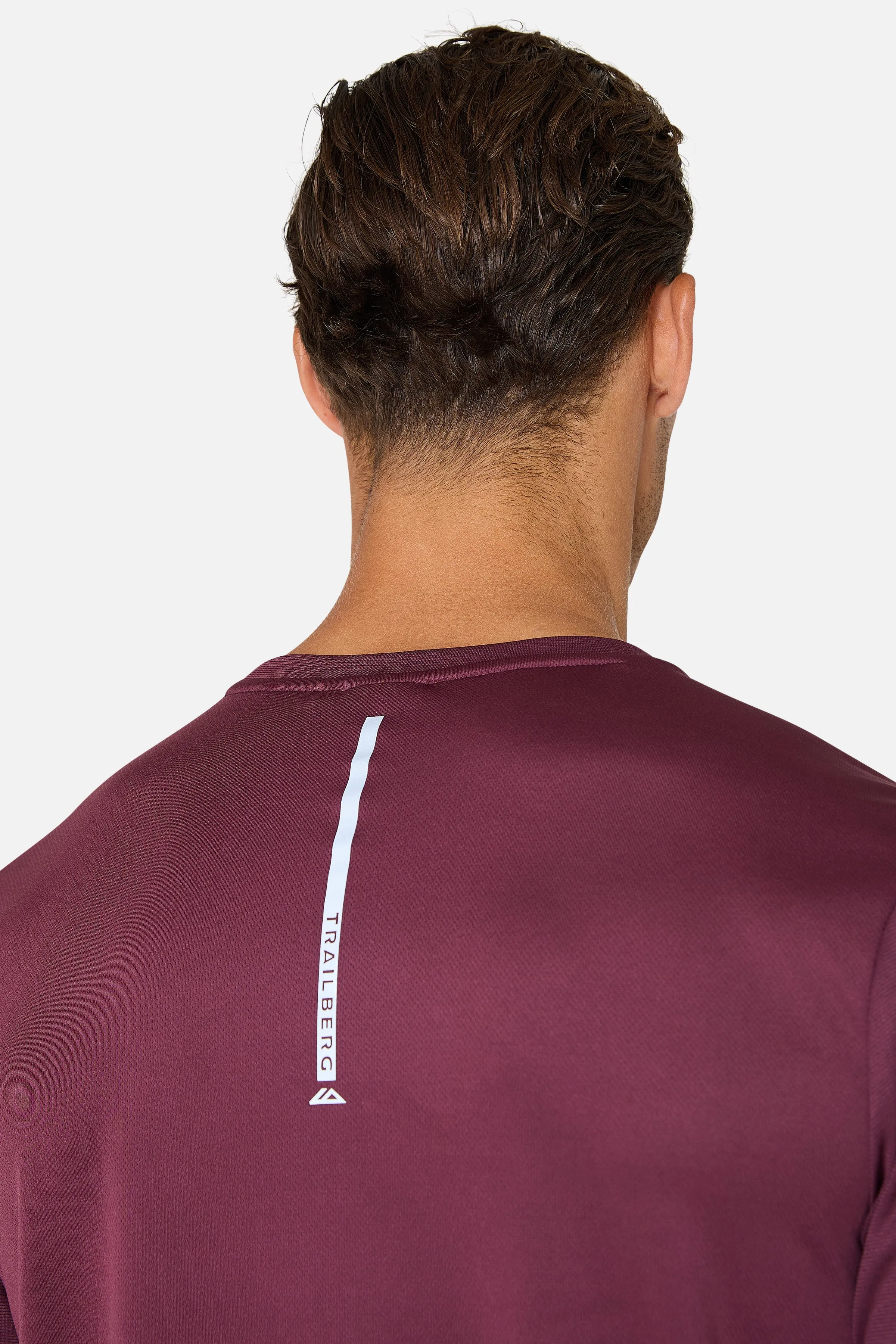 Blur Large Logo Tee - Deep Merlot sold by Trailberg product image thumbnail 4