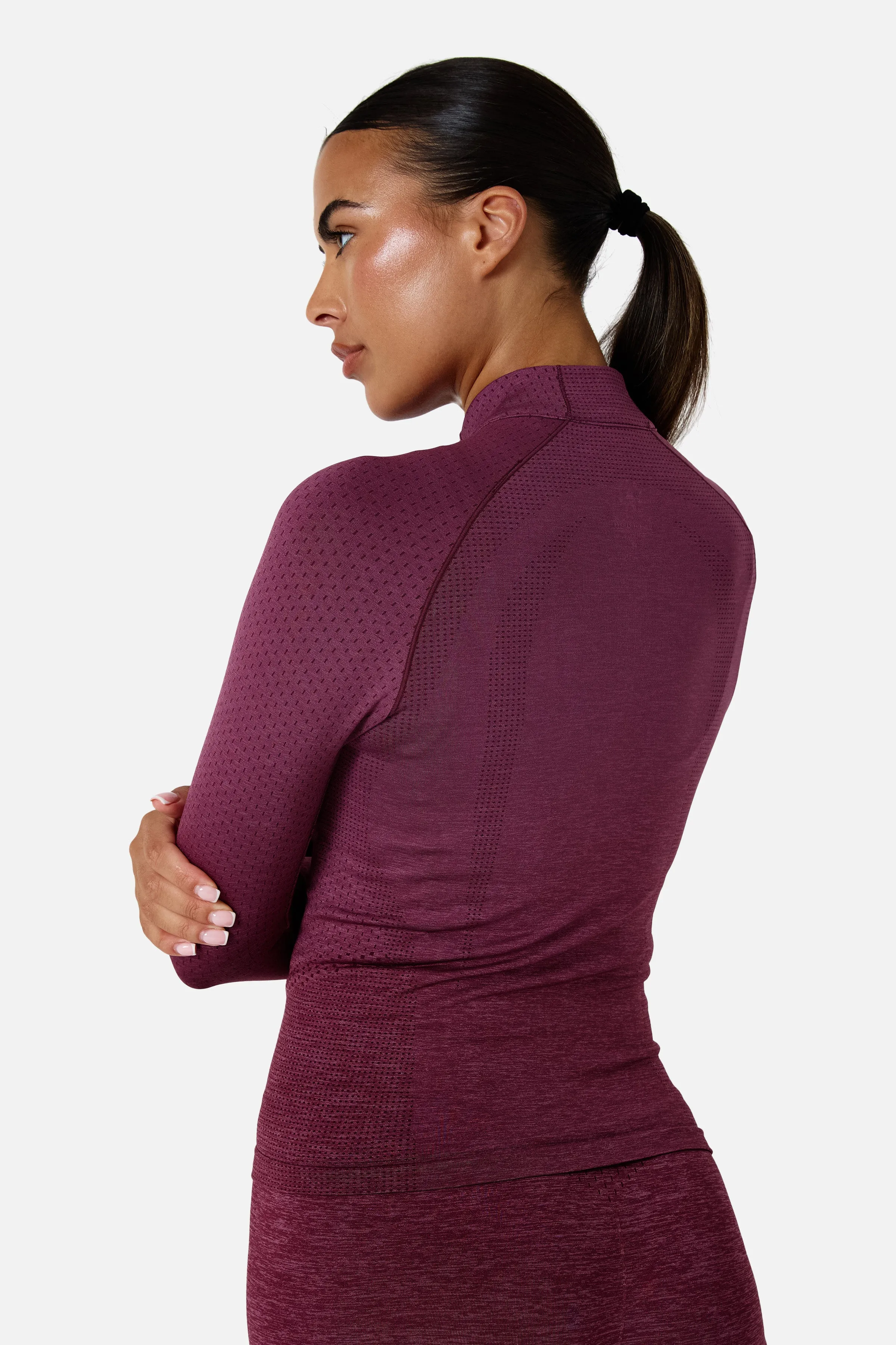 Womens Evocurve Seamless Jacket Set - Mineral Blush sold by Trailberg product image thumbnail 4