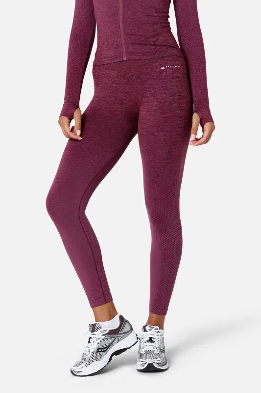 Womens Evocurve Seamless Legging - Mineral Blush made by Trailberg