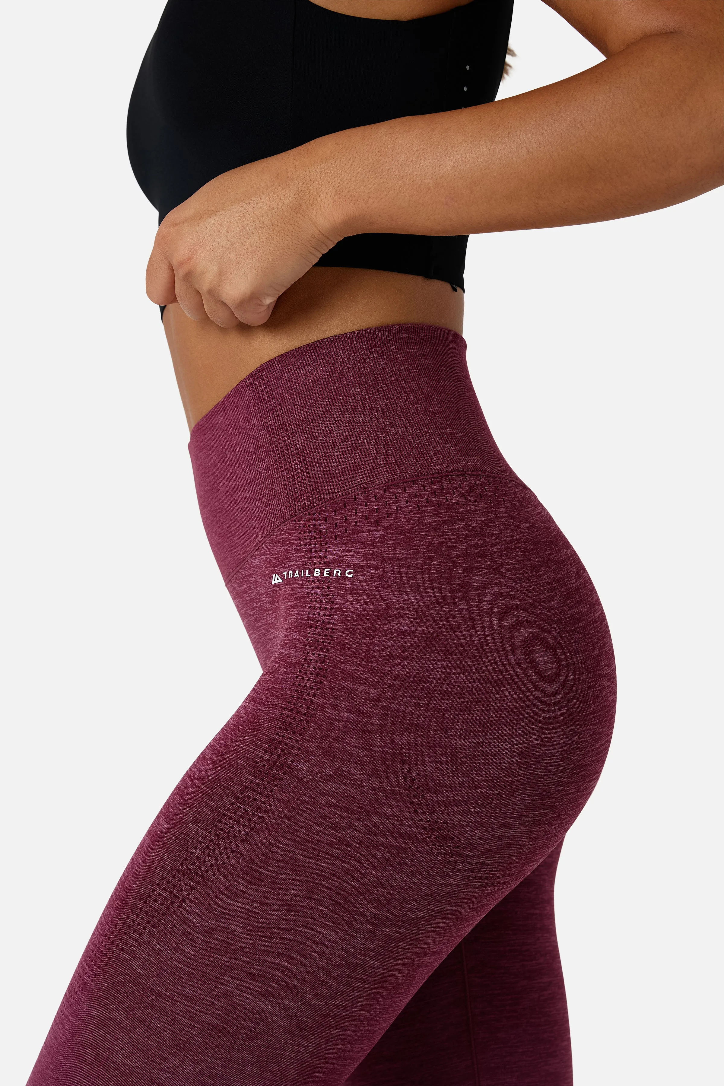 Womens Evocurve Seamless Legging - Mineral Blush sold by Trailberg product image thumbnail 4