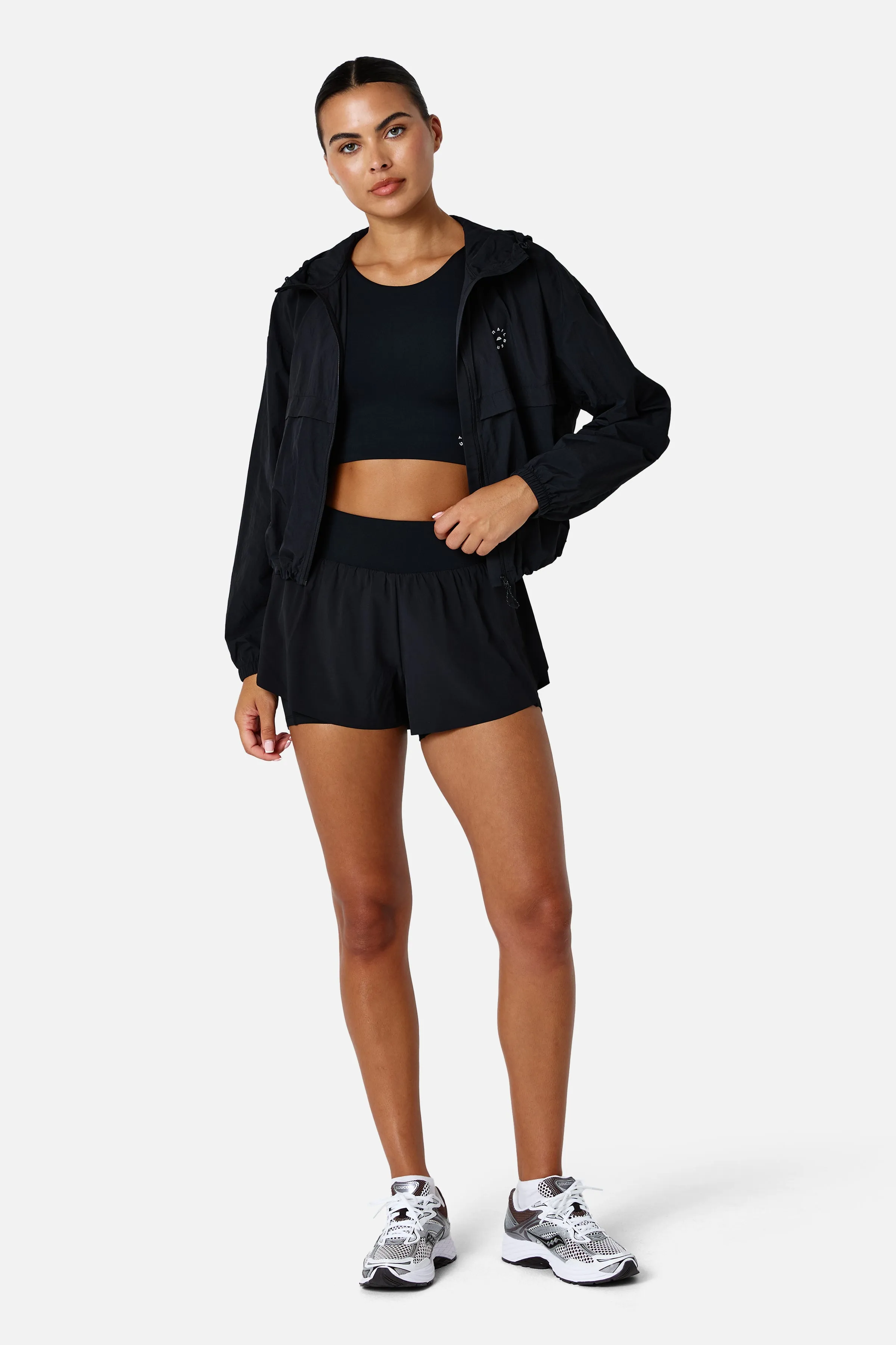 Womens Endura Running Windbreaker - Black sold by Trailberg product image thumbnail 4