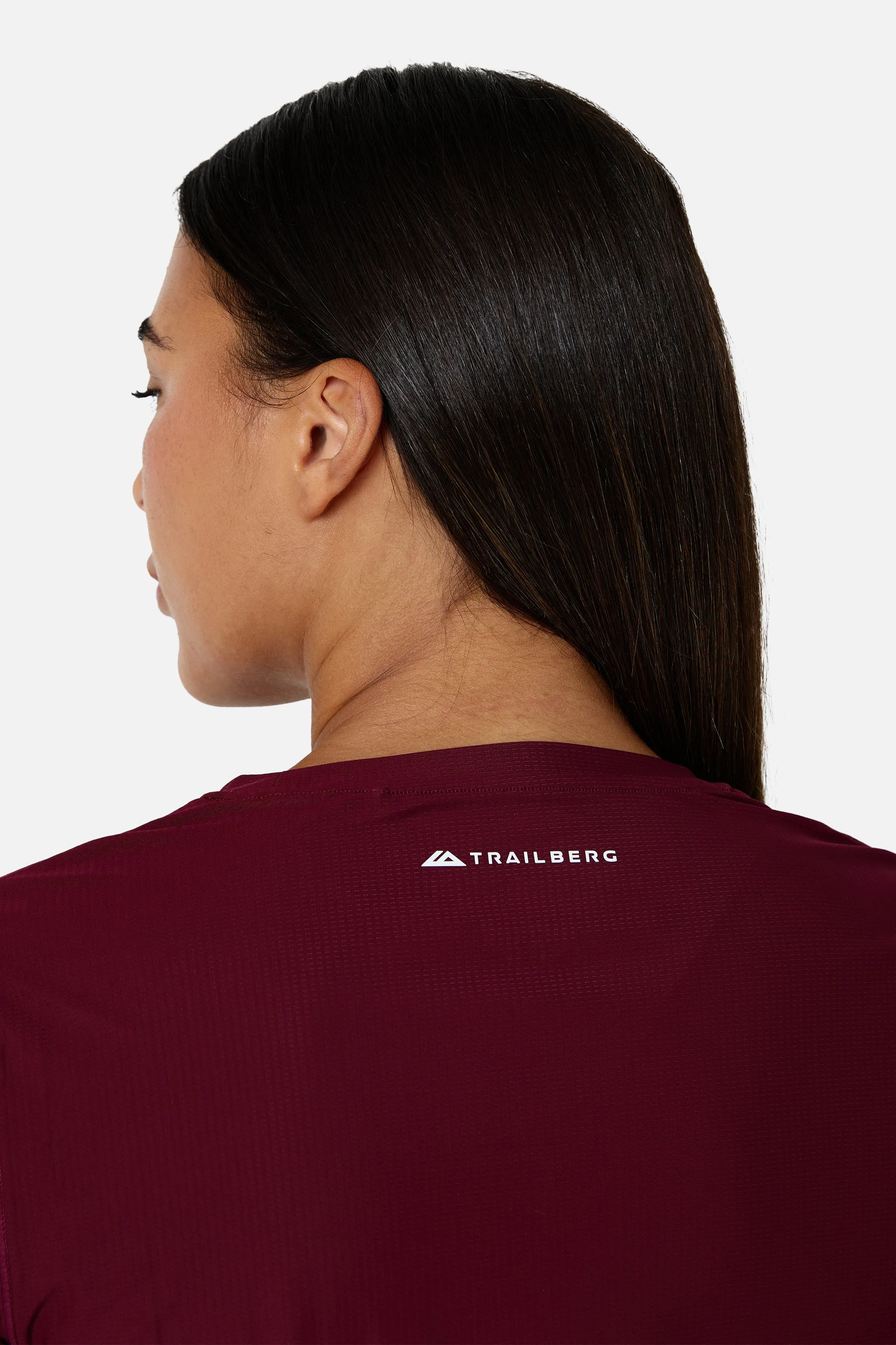 Womens Tide Tee - Deep Claret sold by Trailberg product image thumbnail 4