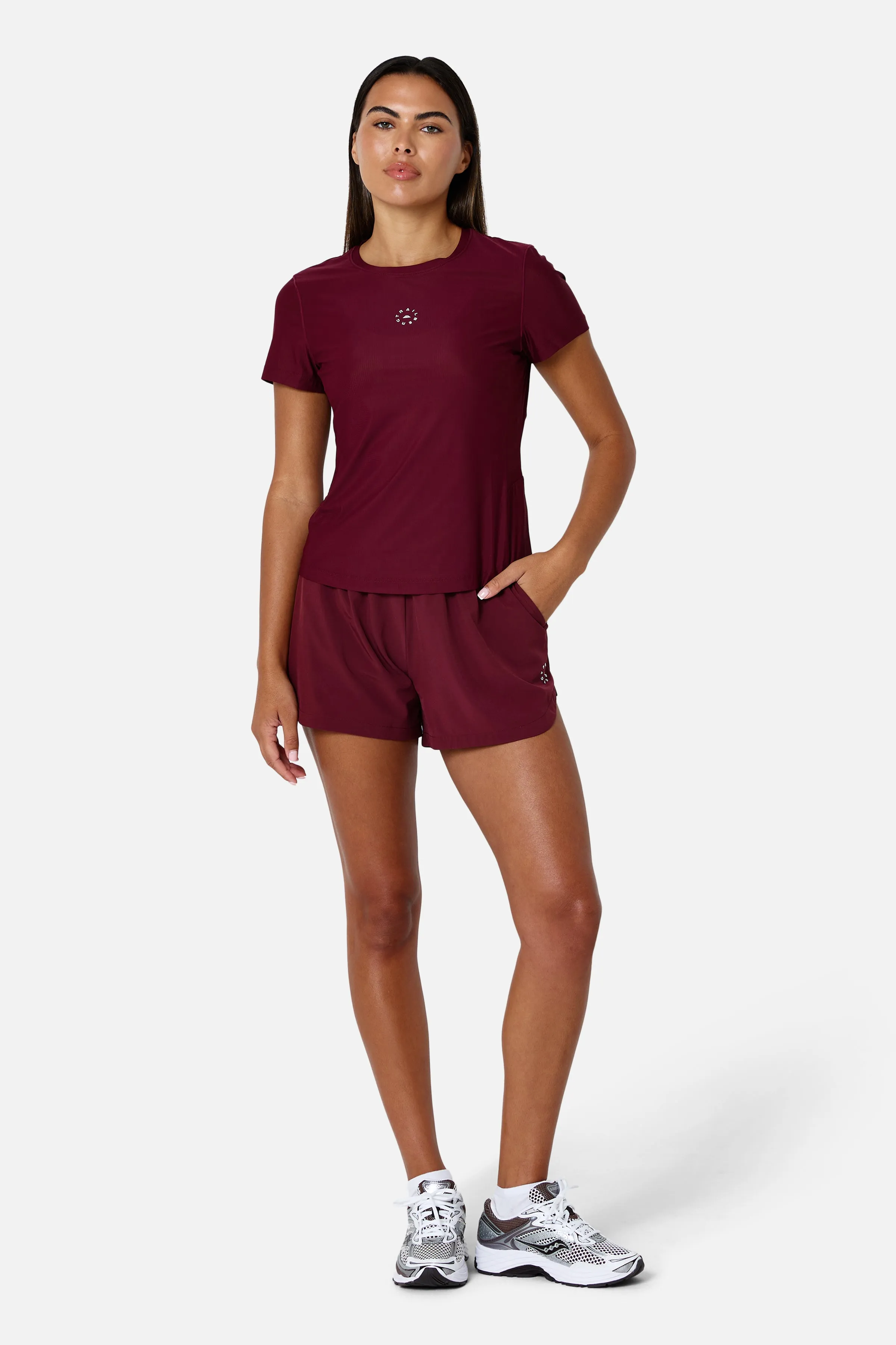 Womens Tide Tee - Deep Claret sold by Trailberg product image thumbnail 5