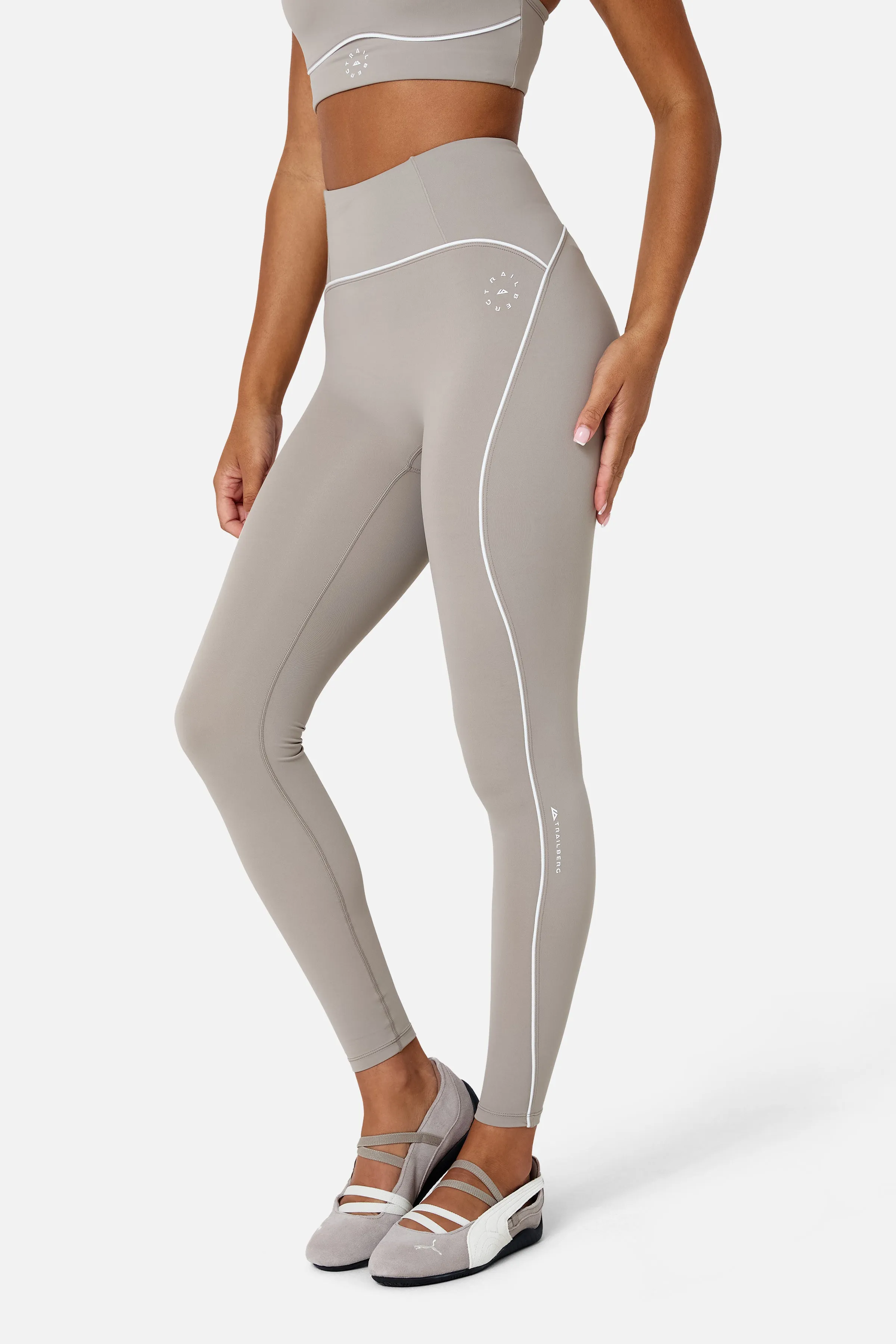 Womens Drift Legging - Pale Taupe sold by Trailberg