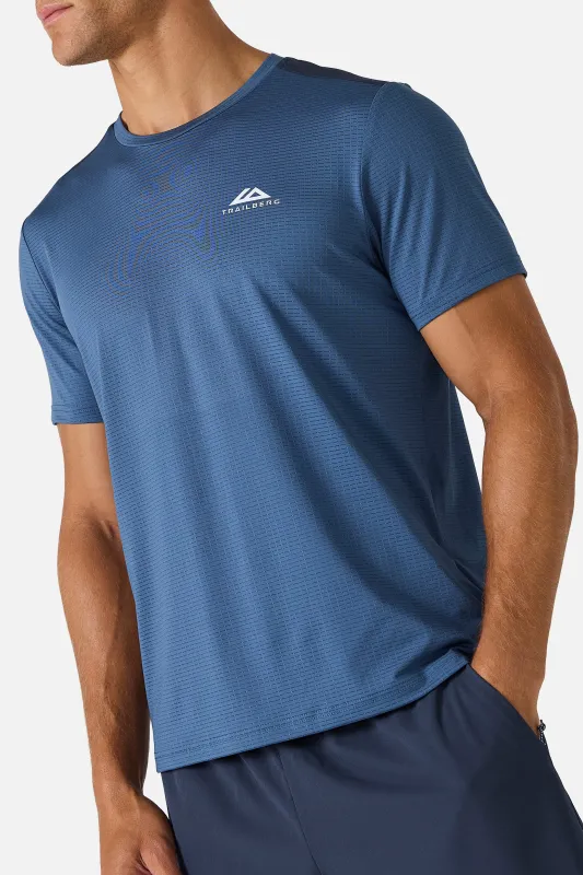 Rapid Dash 2.0 Tee - Storm Blue/Inkline made by Trailberg