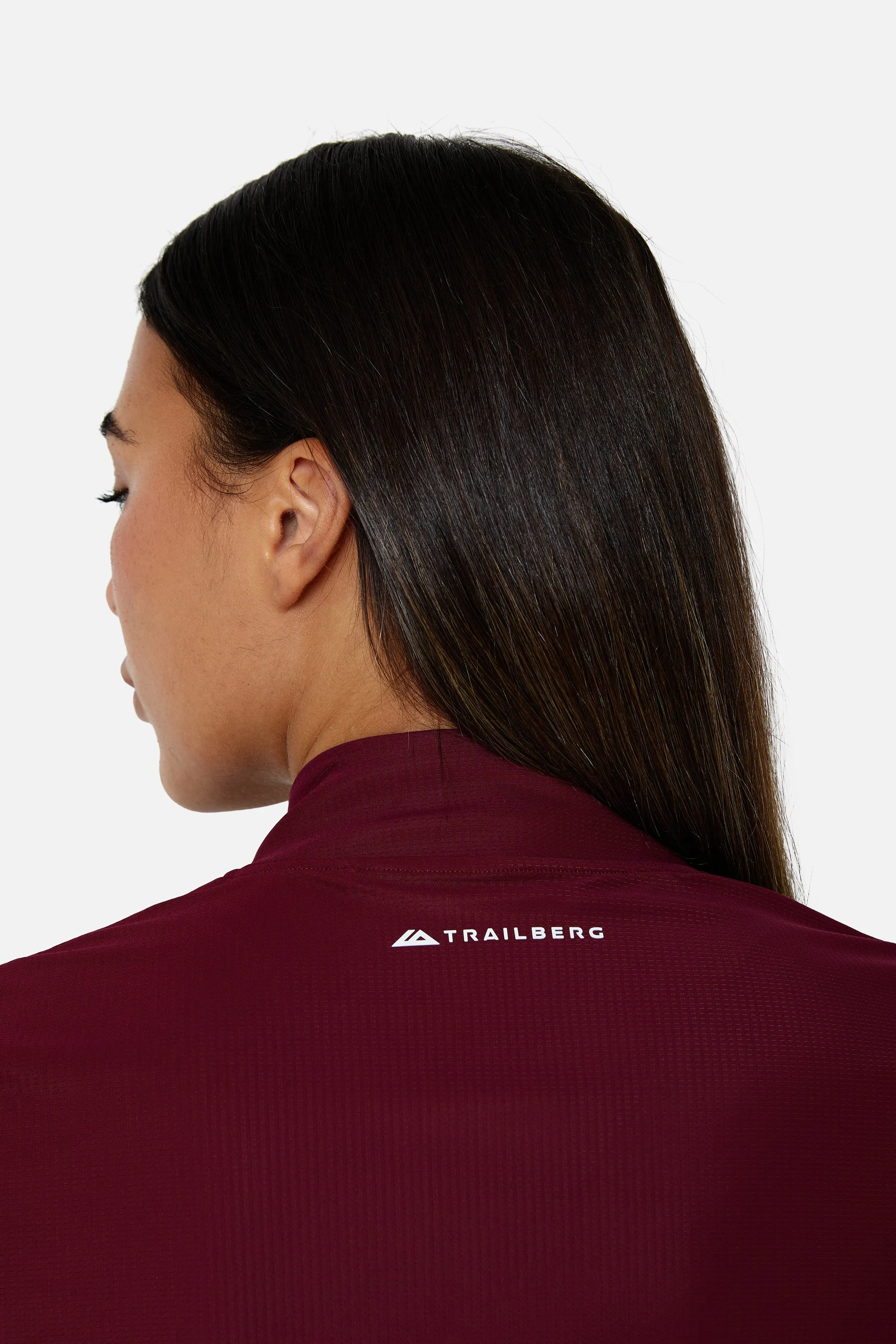 Womens Tide 1/4 Zip - Deep Claret sold by Trailberg product image thumbnail 5