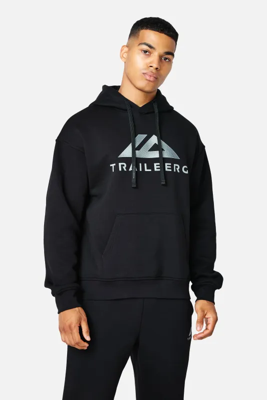 Dot Logo Hood - Black made by Trailberg