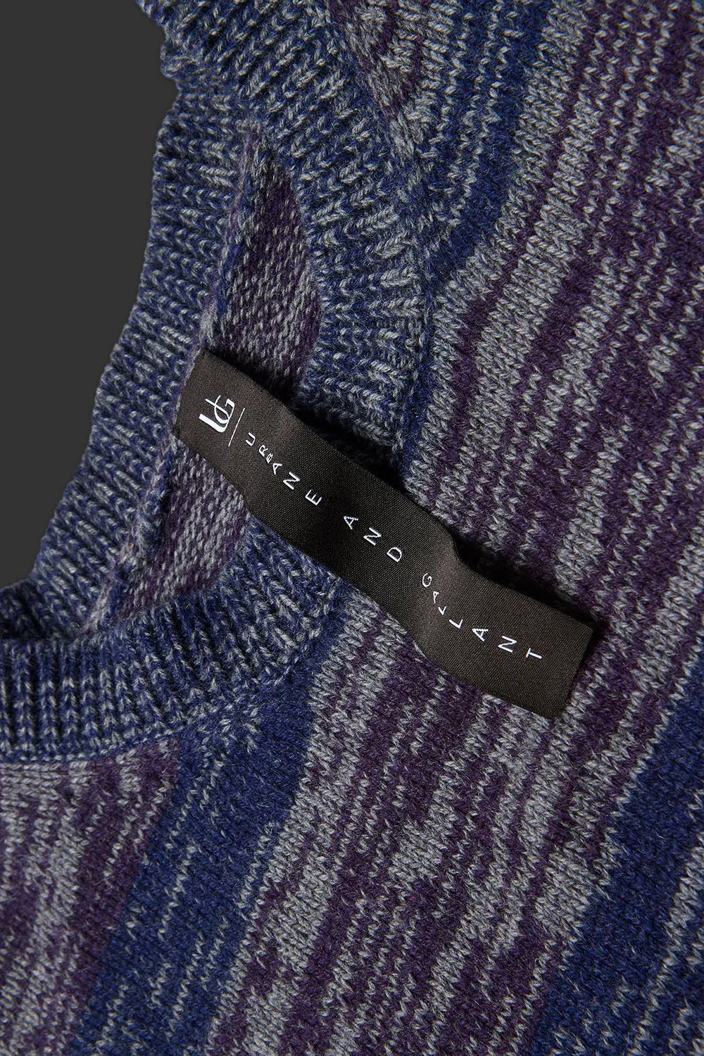 Olivier Sweater Variegated Stripe sold by Urbane & Gallant product image thumbnail 3