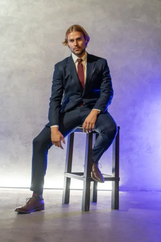 Joshua Shirt White sold by Urbane & Gallant