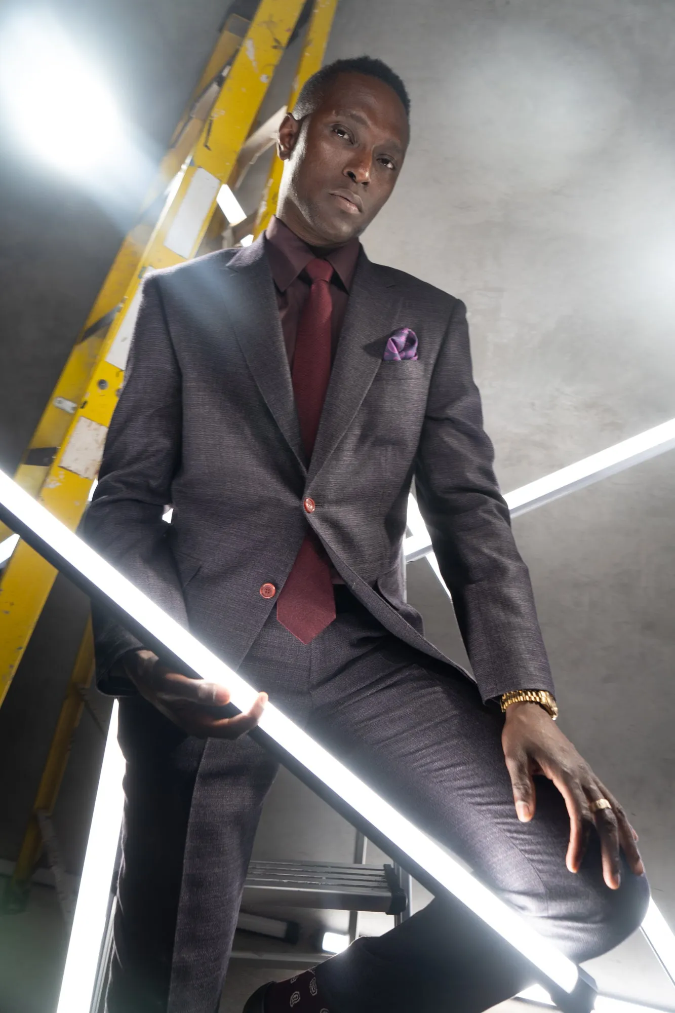 Joshua Shirt Ox Blood sold by Urbane & Gallant