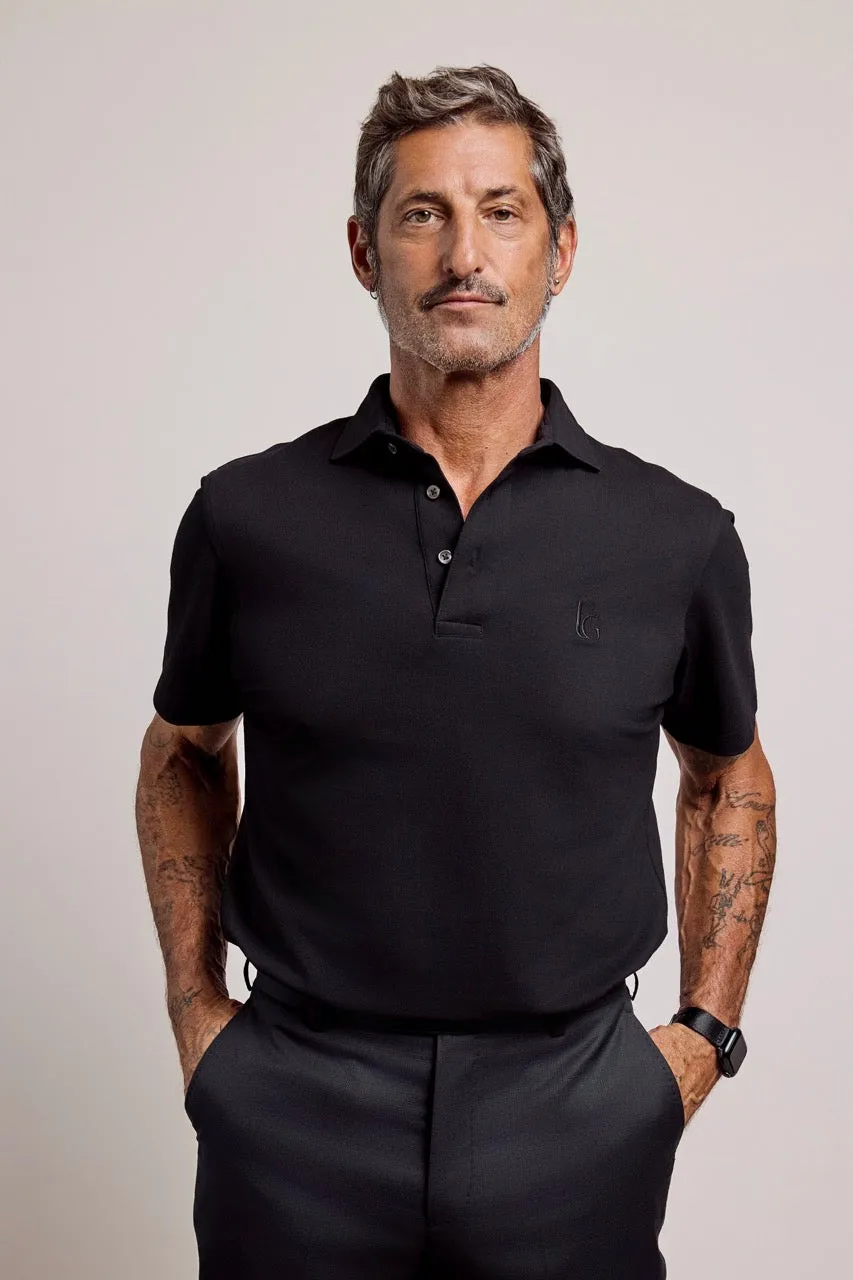 Derek Polo Black sold by Urbane & Gallant product image thumbnail 4
