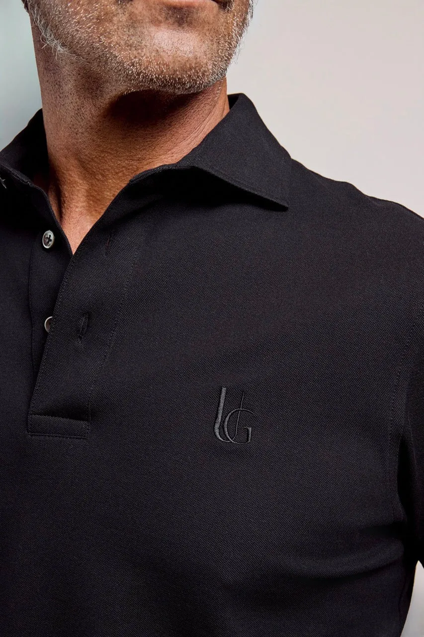 Derek Polo Black sold by Urbane & Gallant product image thumbnail 3