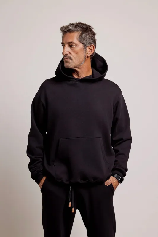 Liddell Lounge Hoodie Black sold by Urbane & Gallant