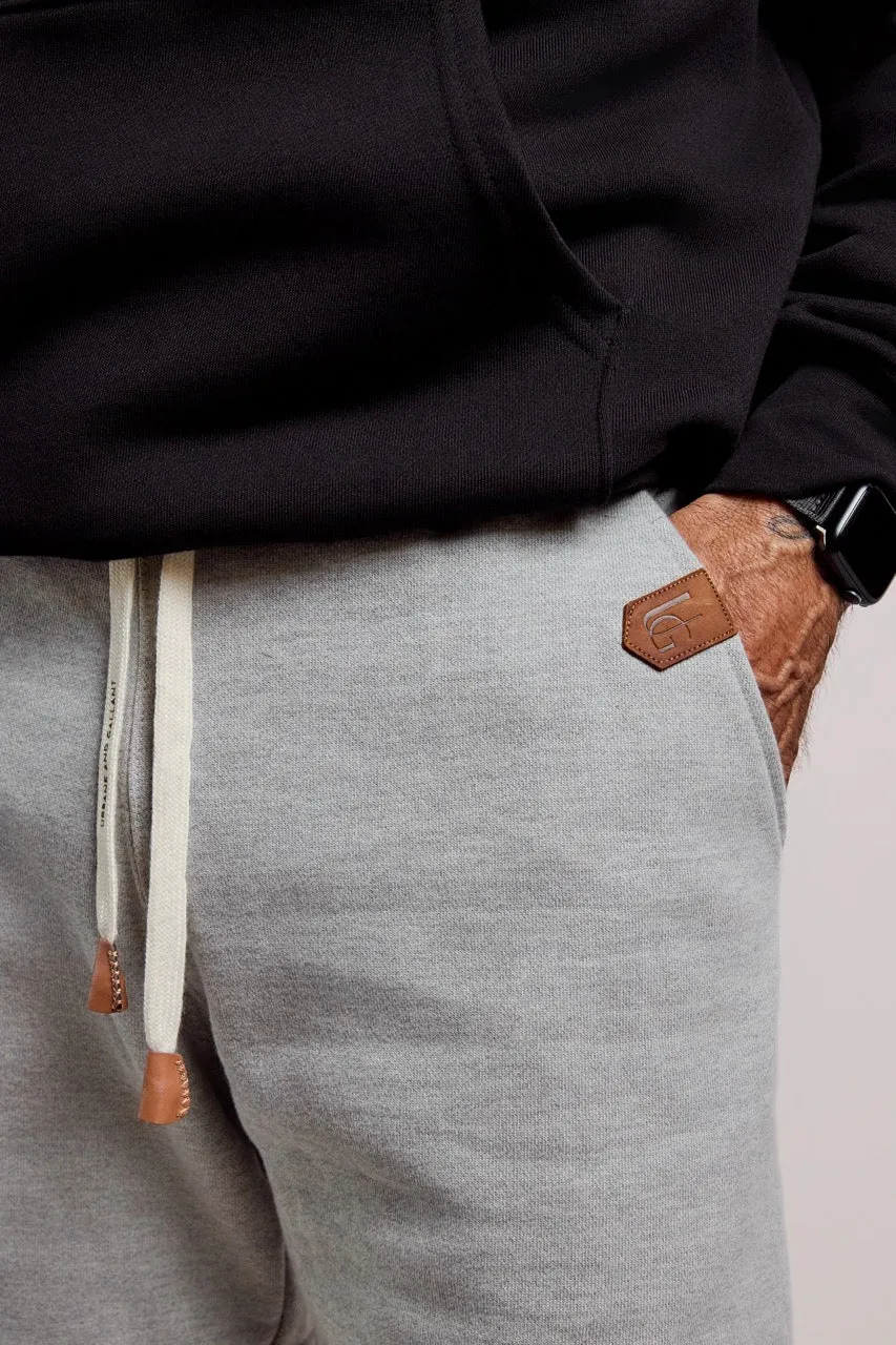 Liddell Lounge Shorts Heather Grey sold by Urbane & Gallant product image thumbnail 3