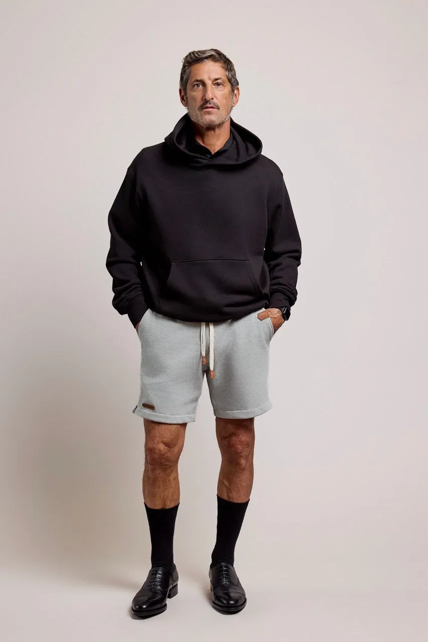 Liddell Lounge Shorts Heather Grey sold by Urbane & Gallant