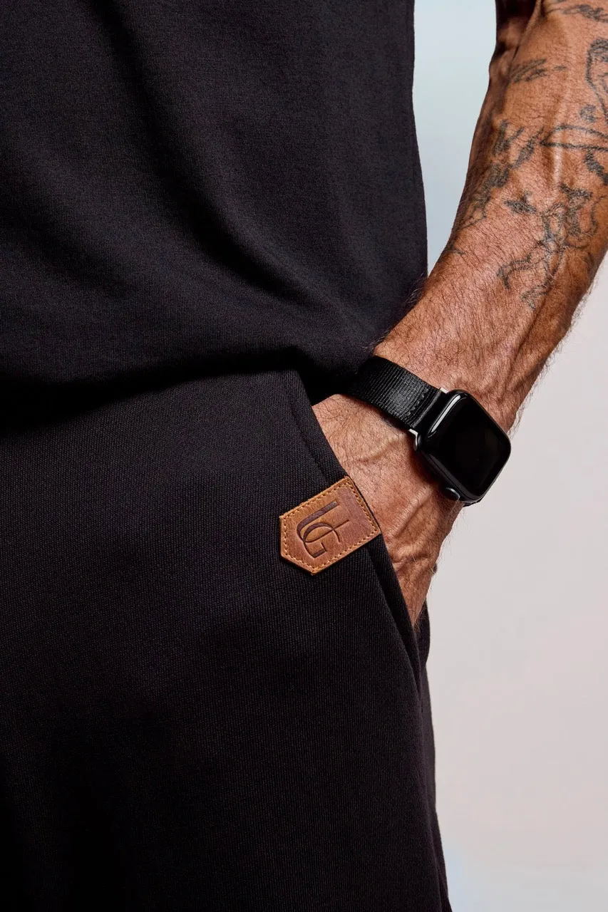 Lewis Lounge Pant Black sold by Urbane & Gallant product image thumbnail 4