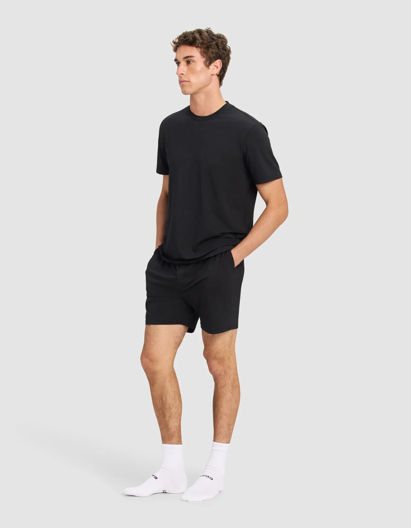 Men's First Layer Pajama Short Sleeve Tee & Short Set sold by Cozy earth product image thumbnail 2