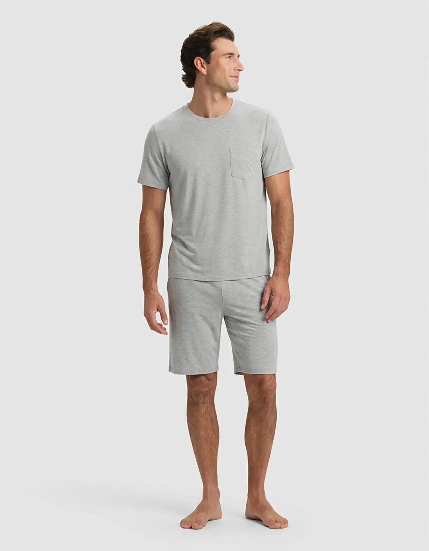 Men's Bamboo Stretch-Knit Short Sleeve Pajama Set sold by Cozy earth