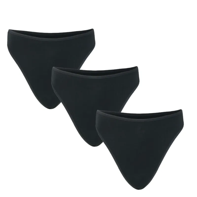 BUNDLE: Mid-Rise Thong 3-Pack sold by Cherri