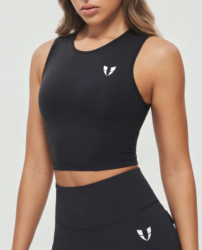 Seamless Athletic Tank - Black sold by Firm Abs