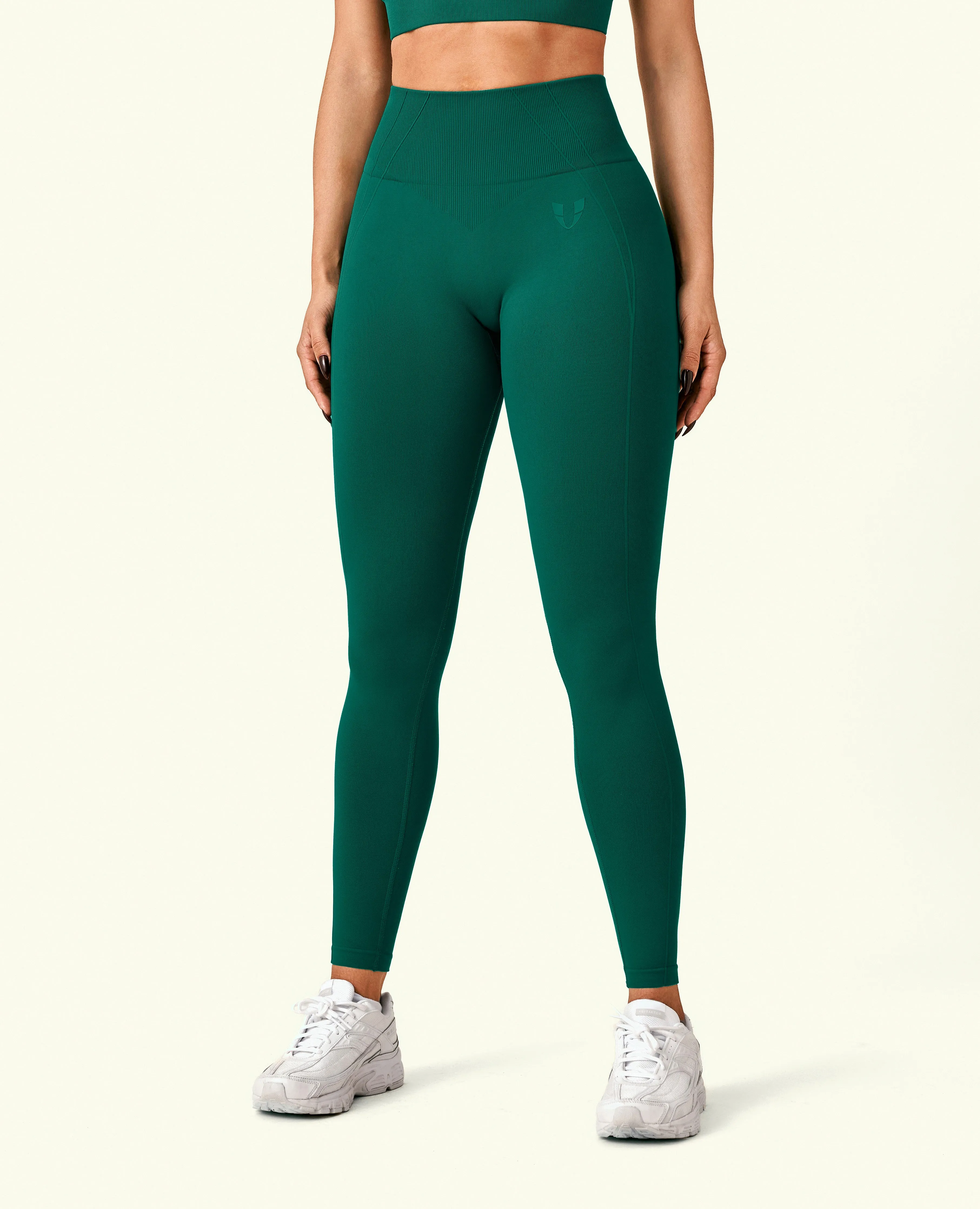 US Exclusive | Sculpt Lift Seamless Leggings - Dark Green sold by Firm Abs product image thumbnail 5