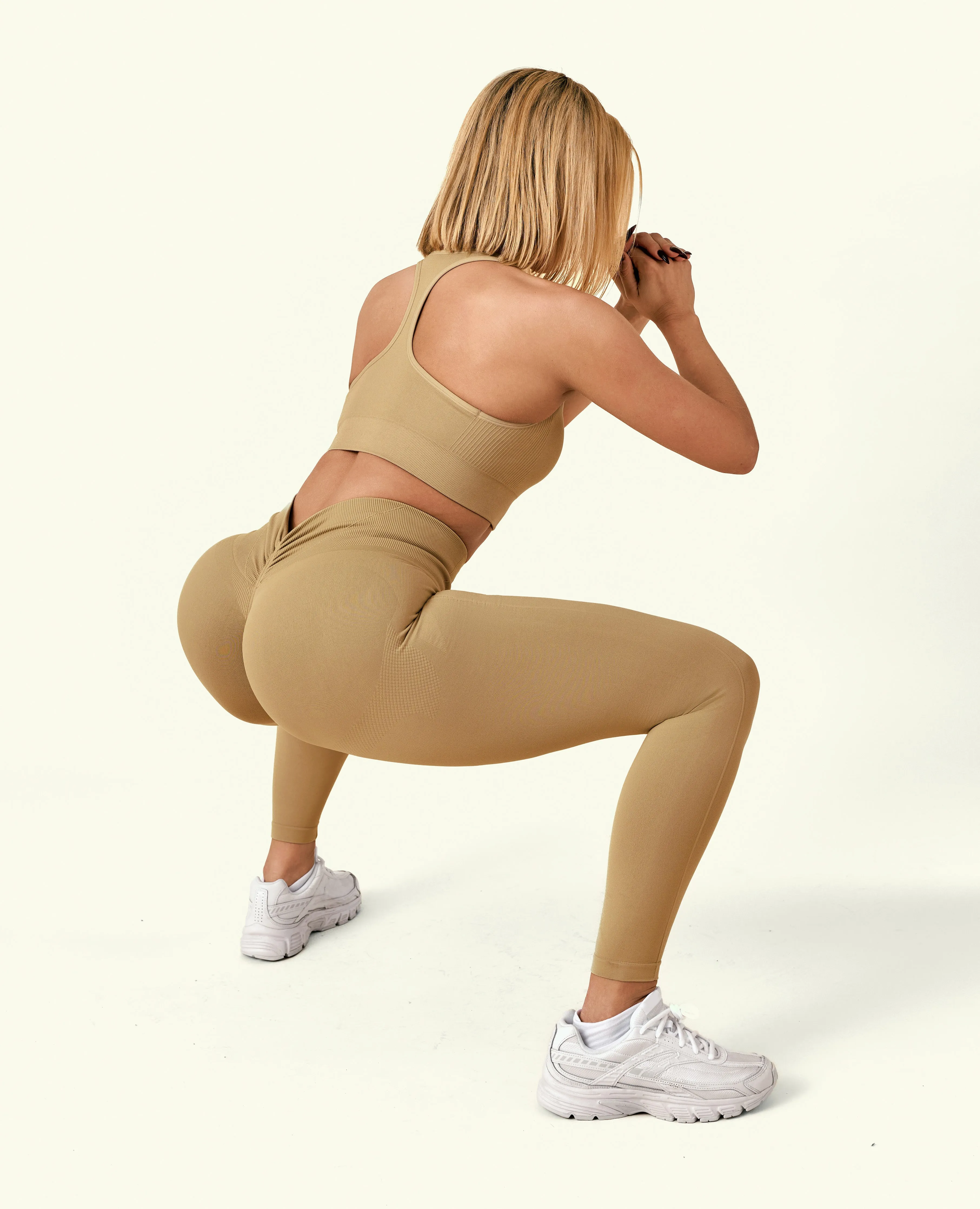US Exclusive | Sculpt Lift Seamless Leggings - Earth Brown sold by Firm Abs product image thumbnail 2