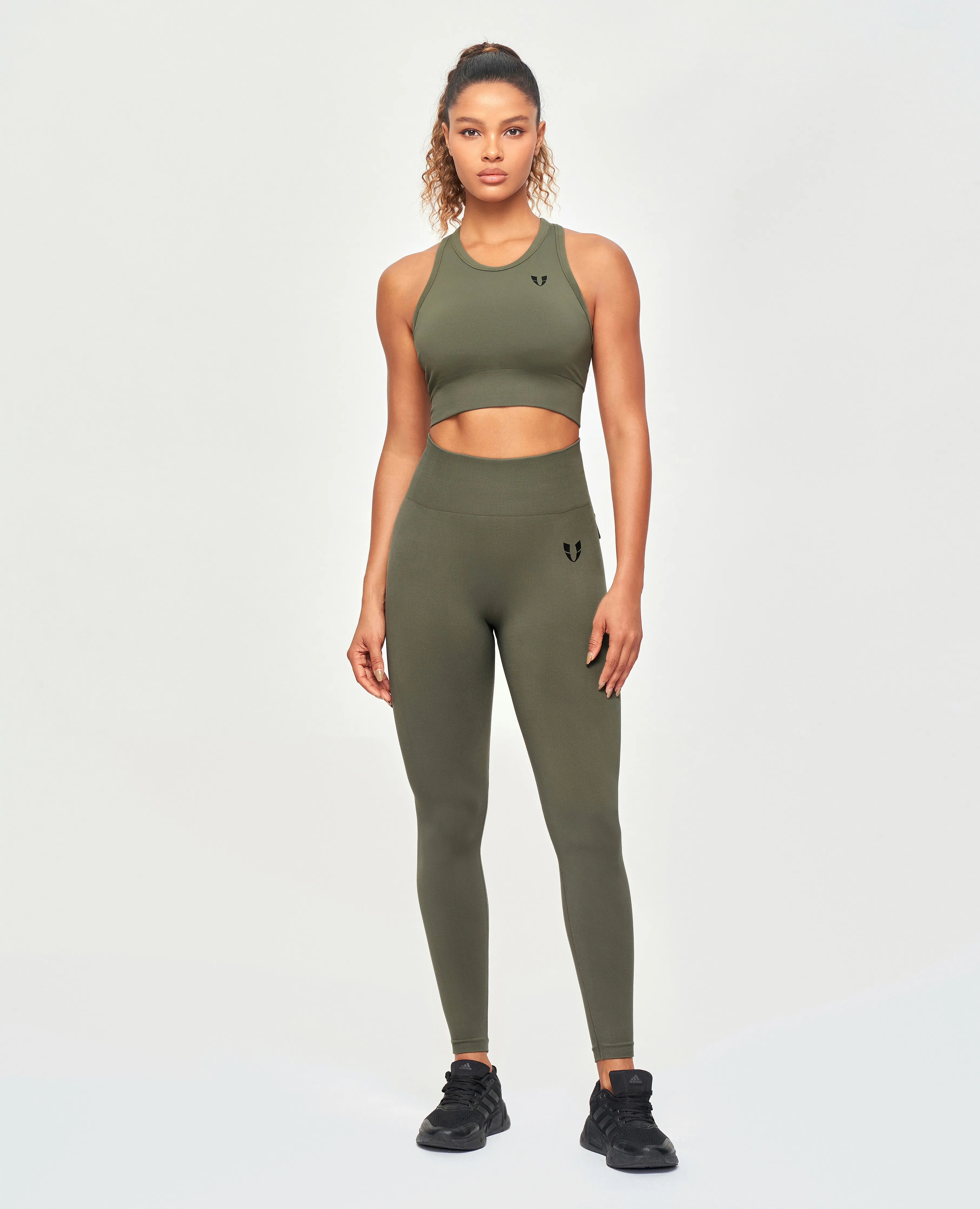 US Exclusive | Seamless Padded Tank - Olive Green sold by Firm Abs product image thumbnail 5