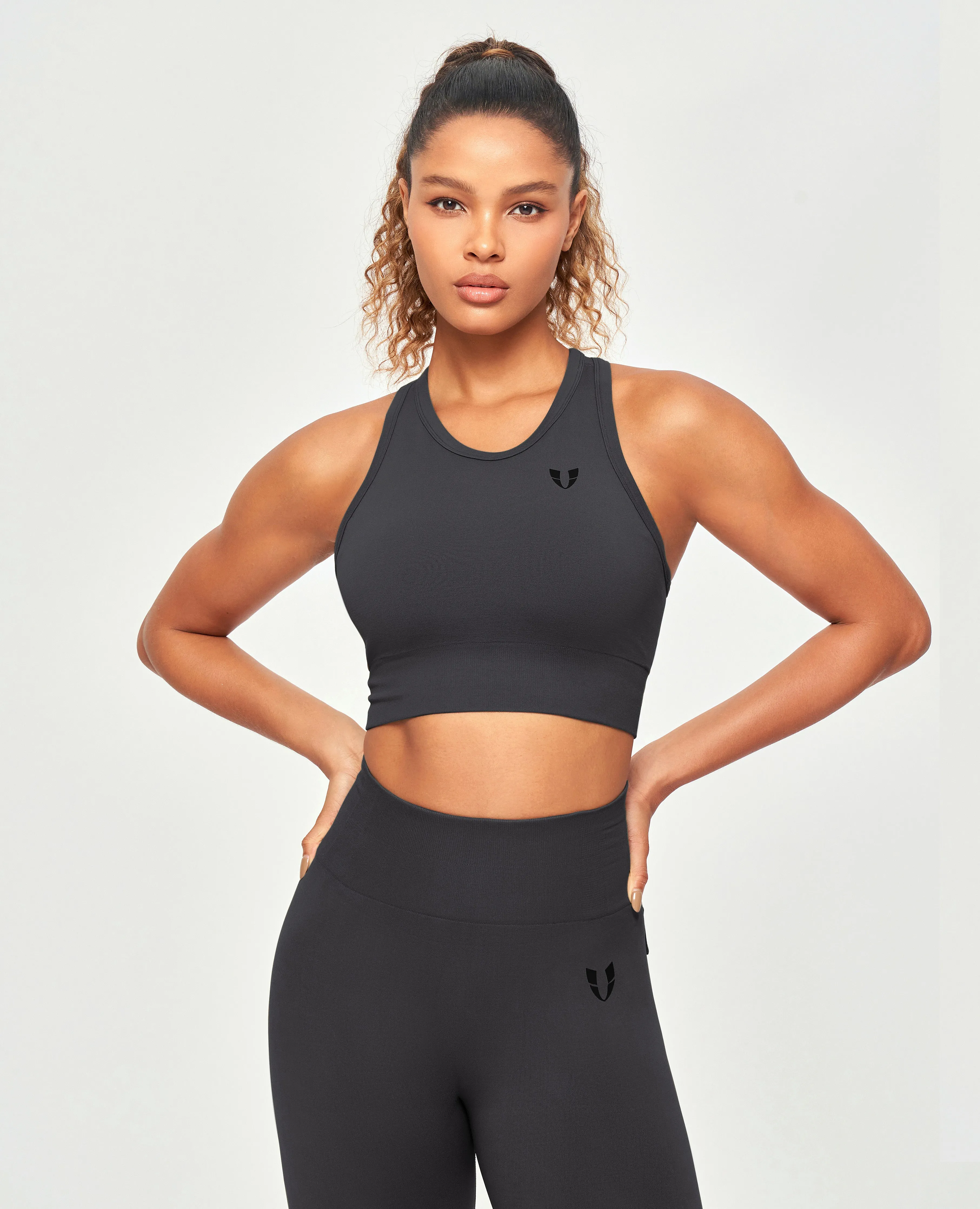 US Exclusive | Seamless Padded Tank - Lava Gray sold by Firm Abs product image thumbnail 5