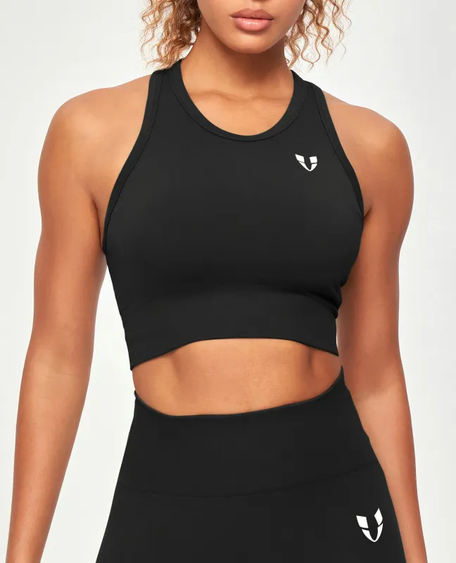 US Exclusive | Seamless Padded Tank - Black sold by Firm Abs