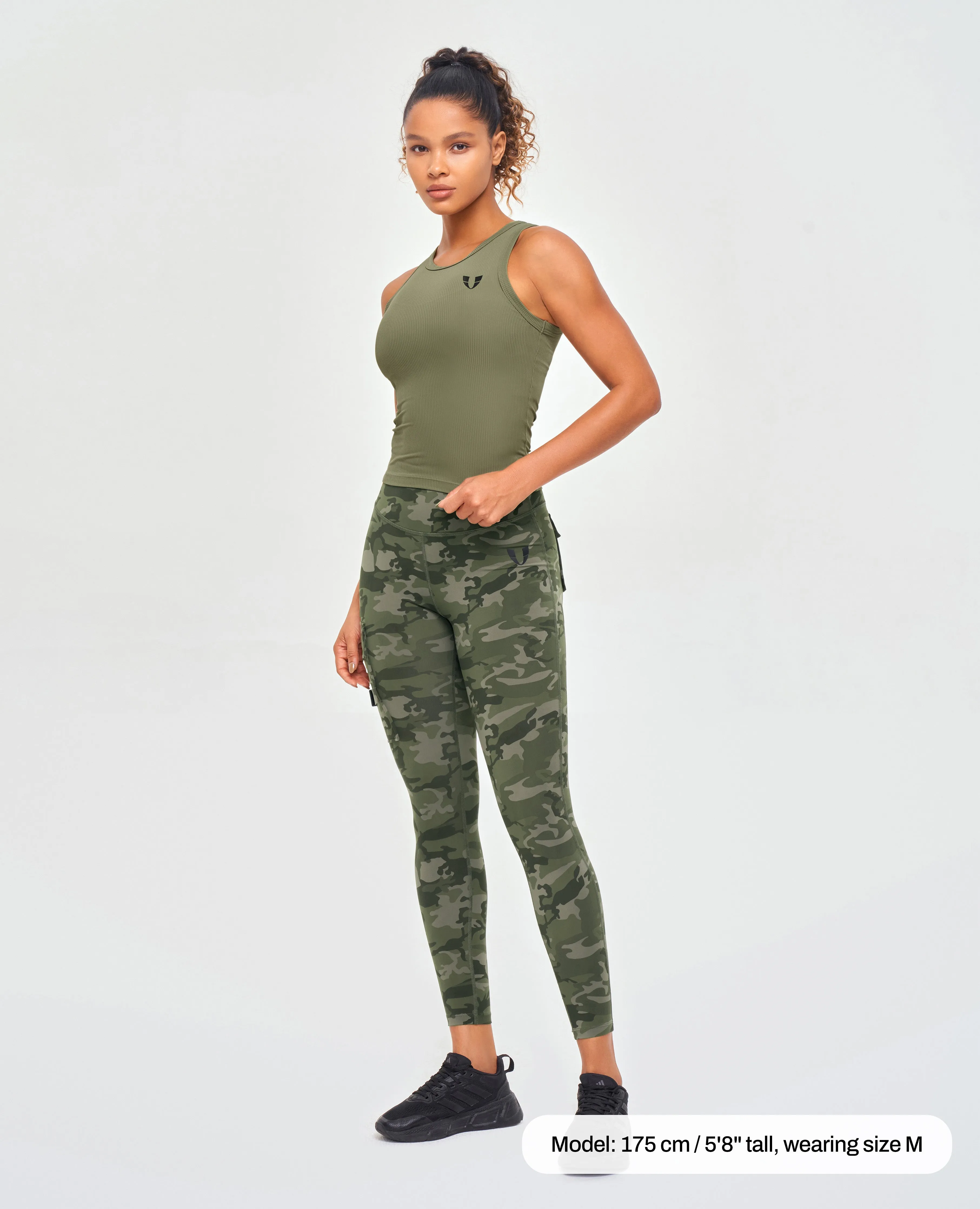 US Exclusive | Ribbed Workout Tank - Olive Green sold by Firm Abs product image thumbnail 5
