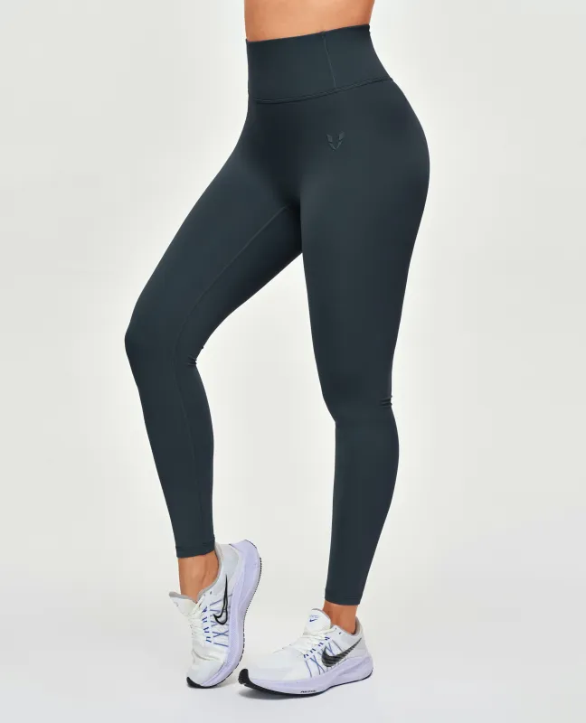US Exclusive | High Waisted Workout Leggings - Gray sold by Firm Abs