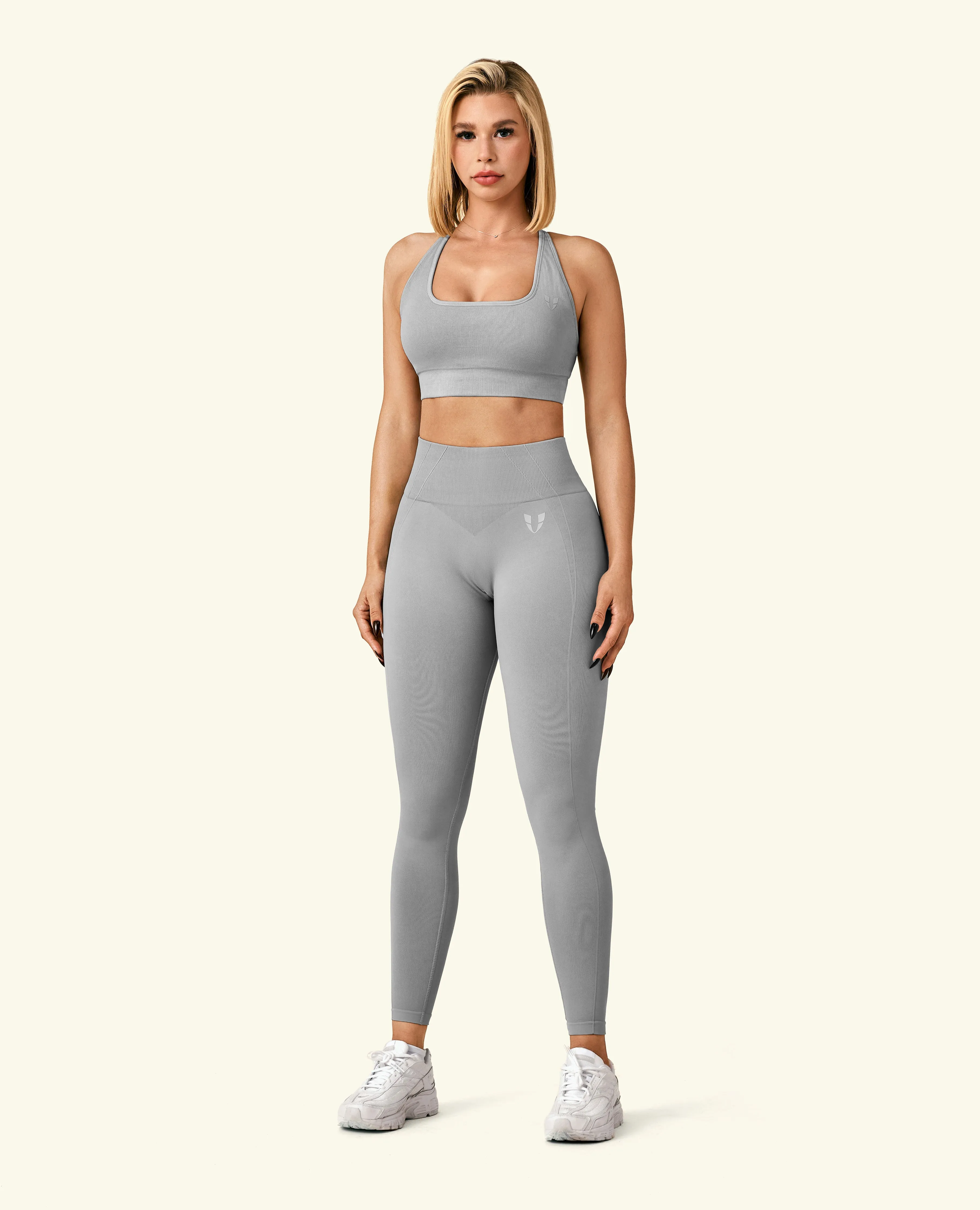 Sculpt Lift Seamless Leggings - Cement Grey sold by Firm Abs product image thumbnail 3