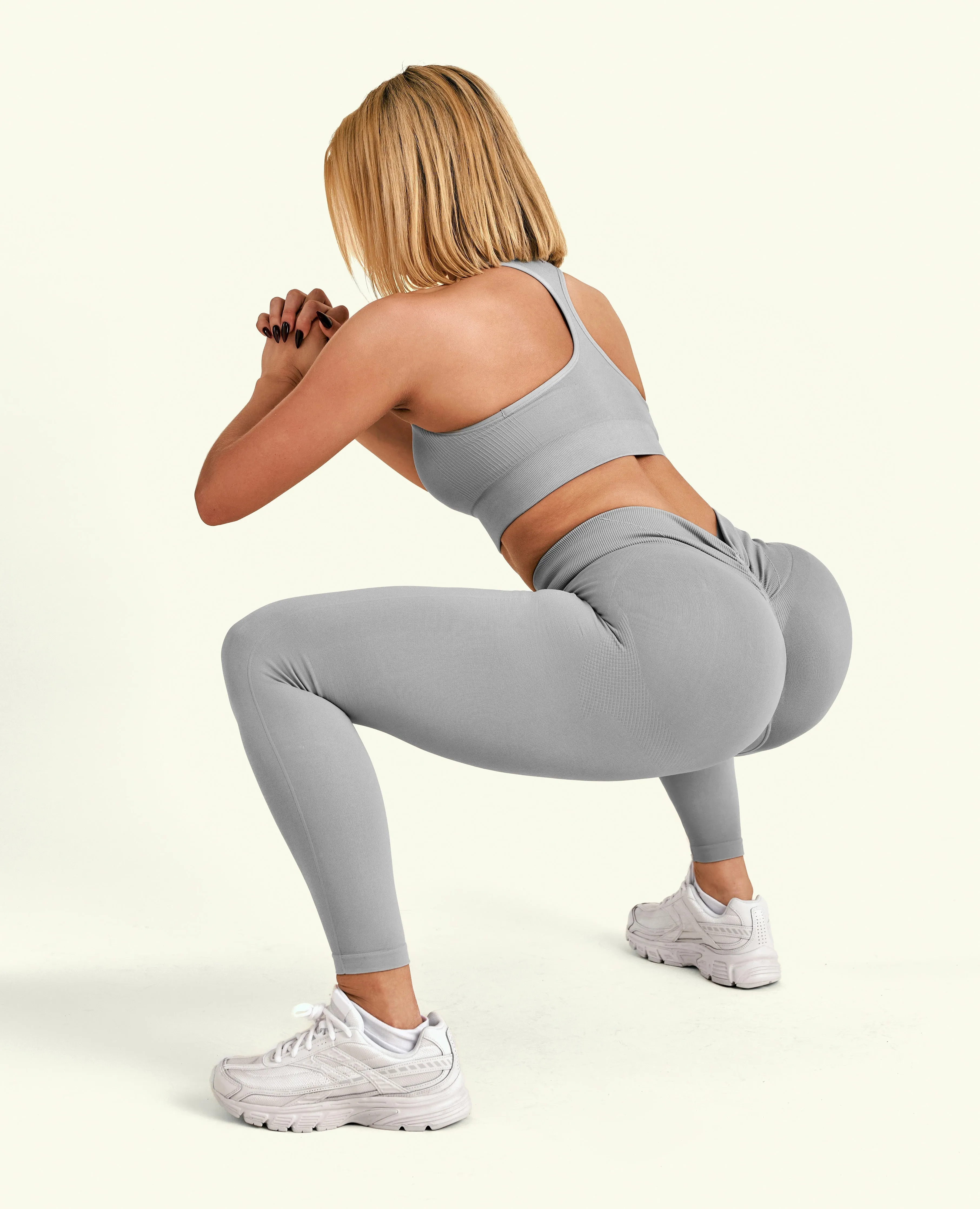 Sculpt Lift Seamless Leggings - Cement Grey sold by Firm Abs product image thumbnail 2