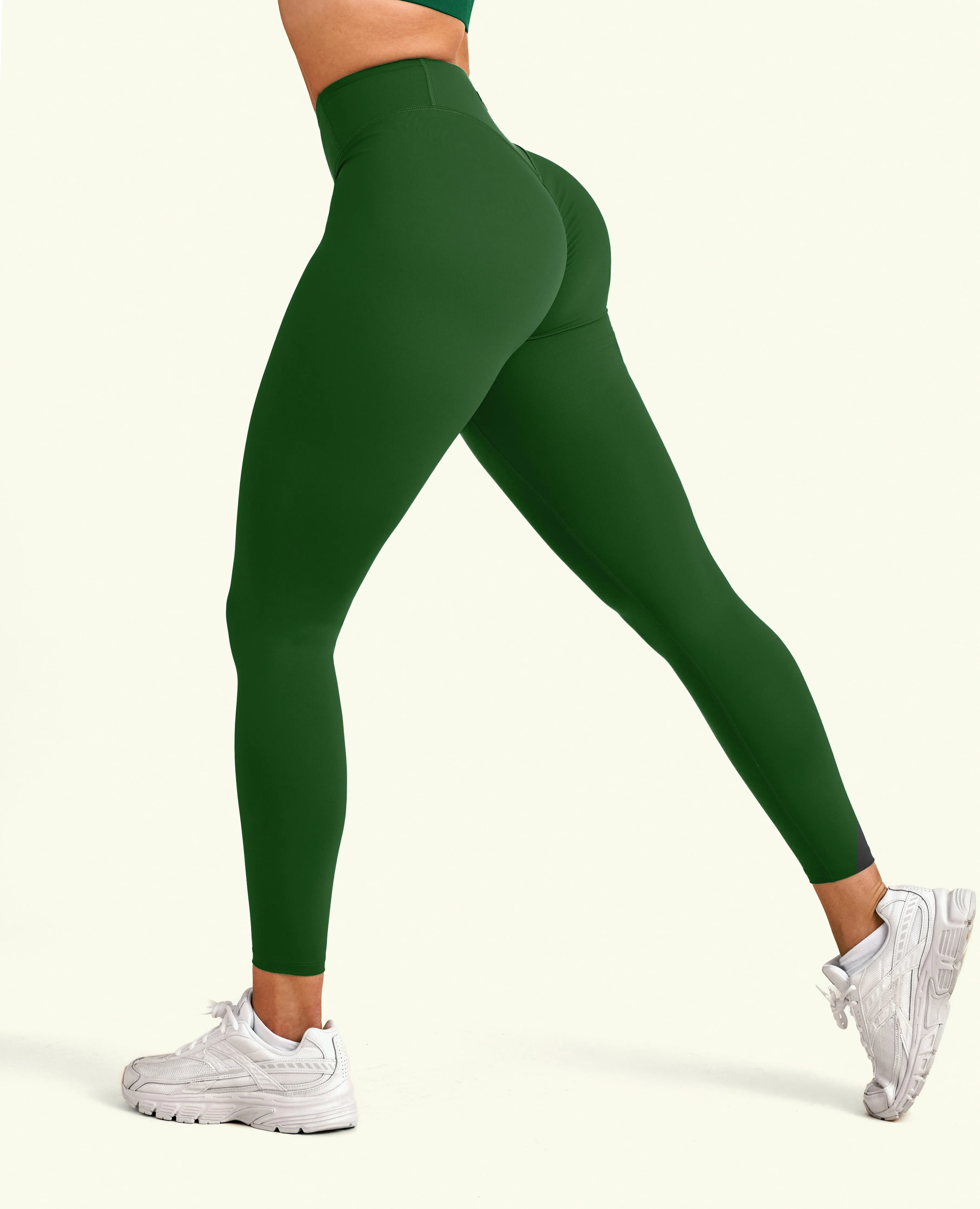 Active High Waist Leggings - Dark Green sold by Firm Abs