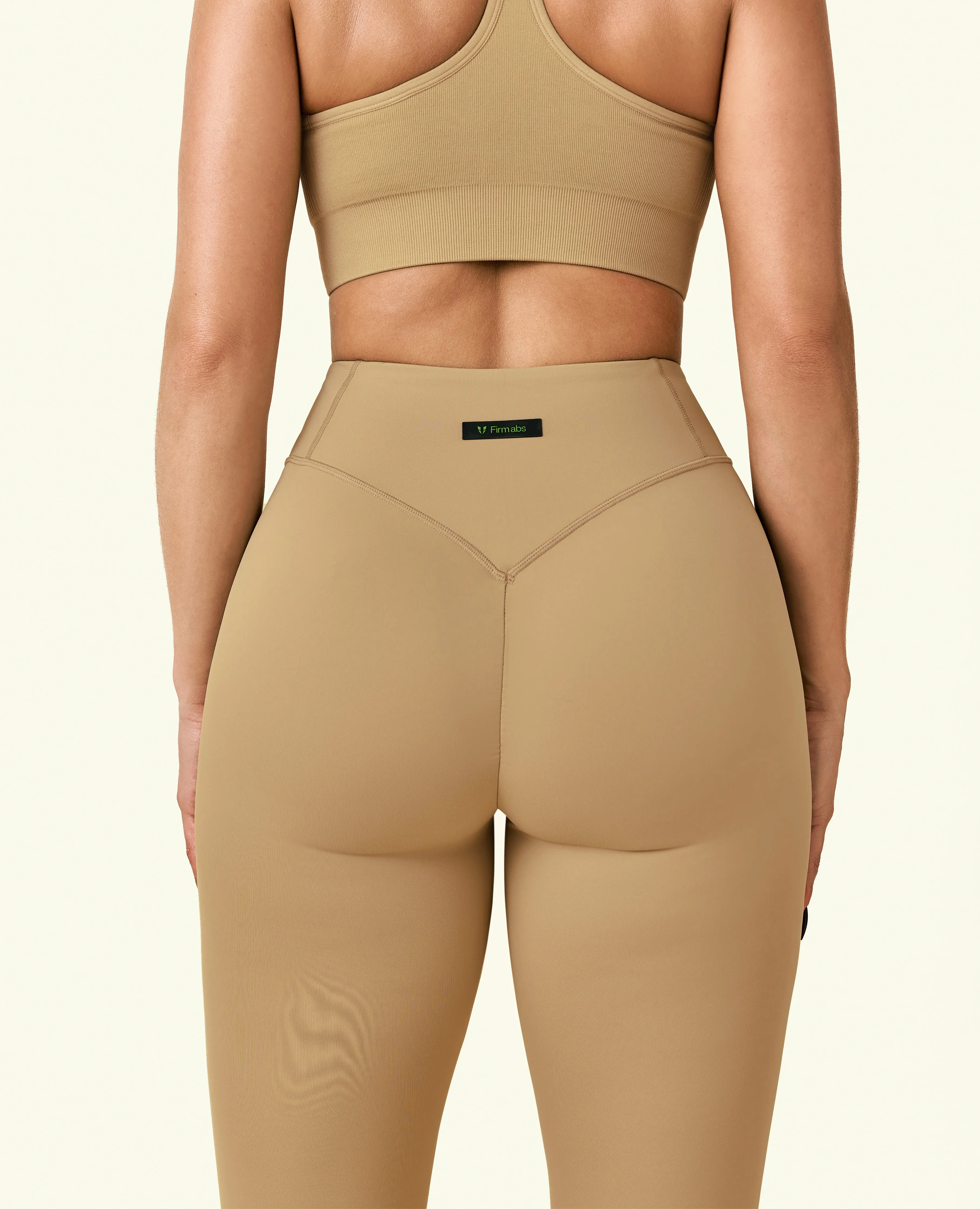 Active High Waist Leggings - Earth Brown sold by Firm Abs product image thumbnail 4