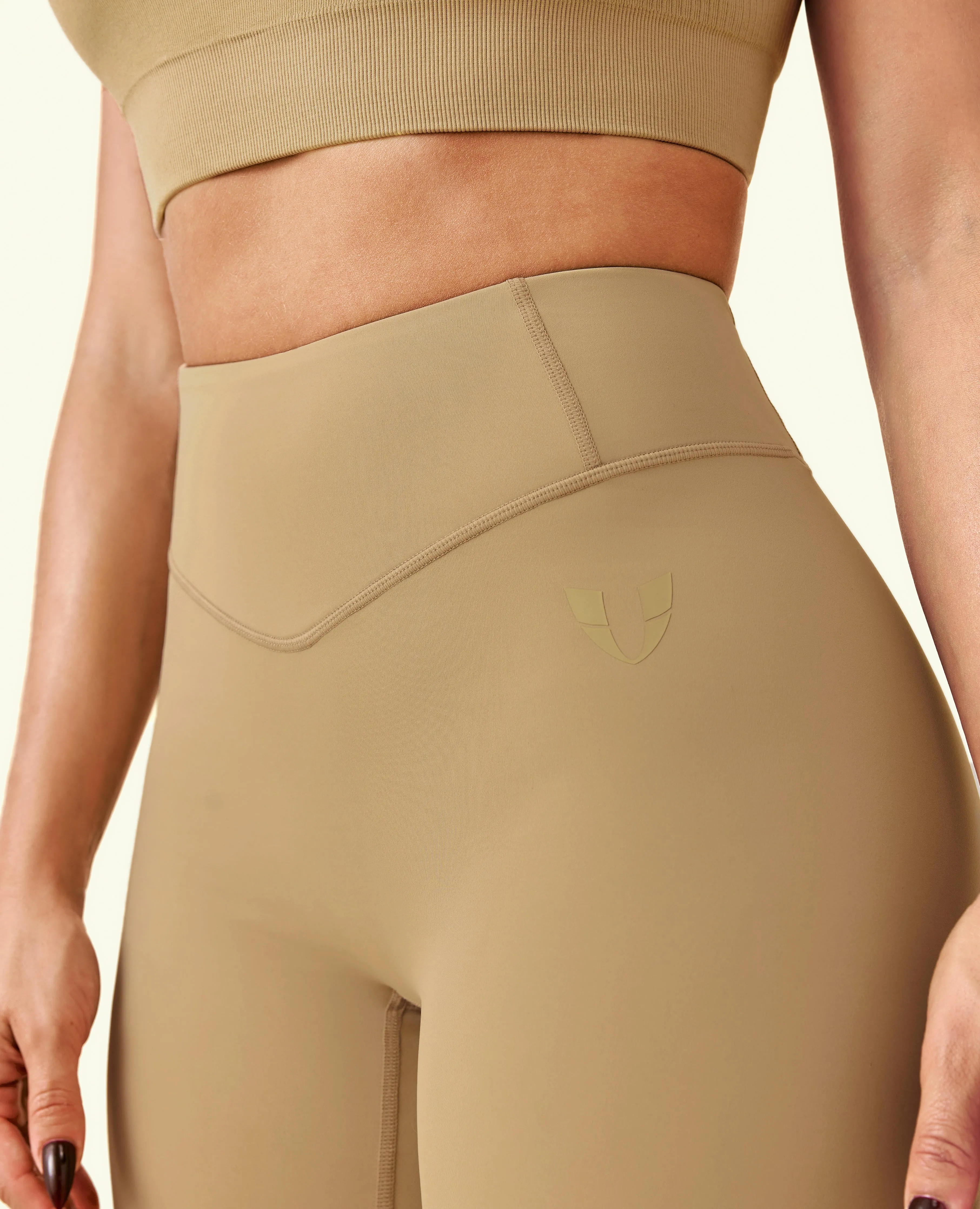 Active High Waist Leggings - Earth Brown sold by Firm Abs product image thumbnail 5