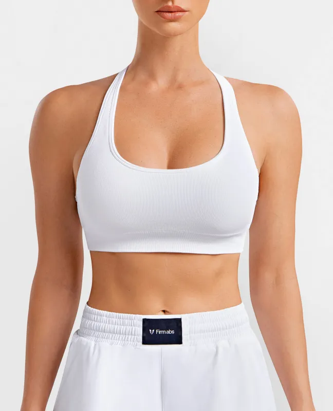Everyday Powerful Seamless Bra - White sold by Firm Abs