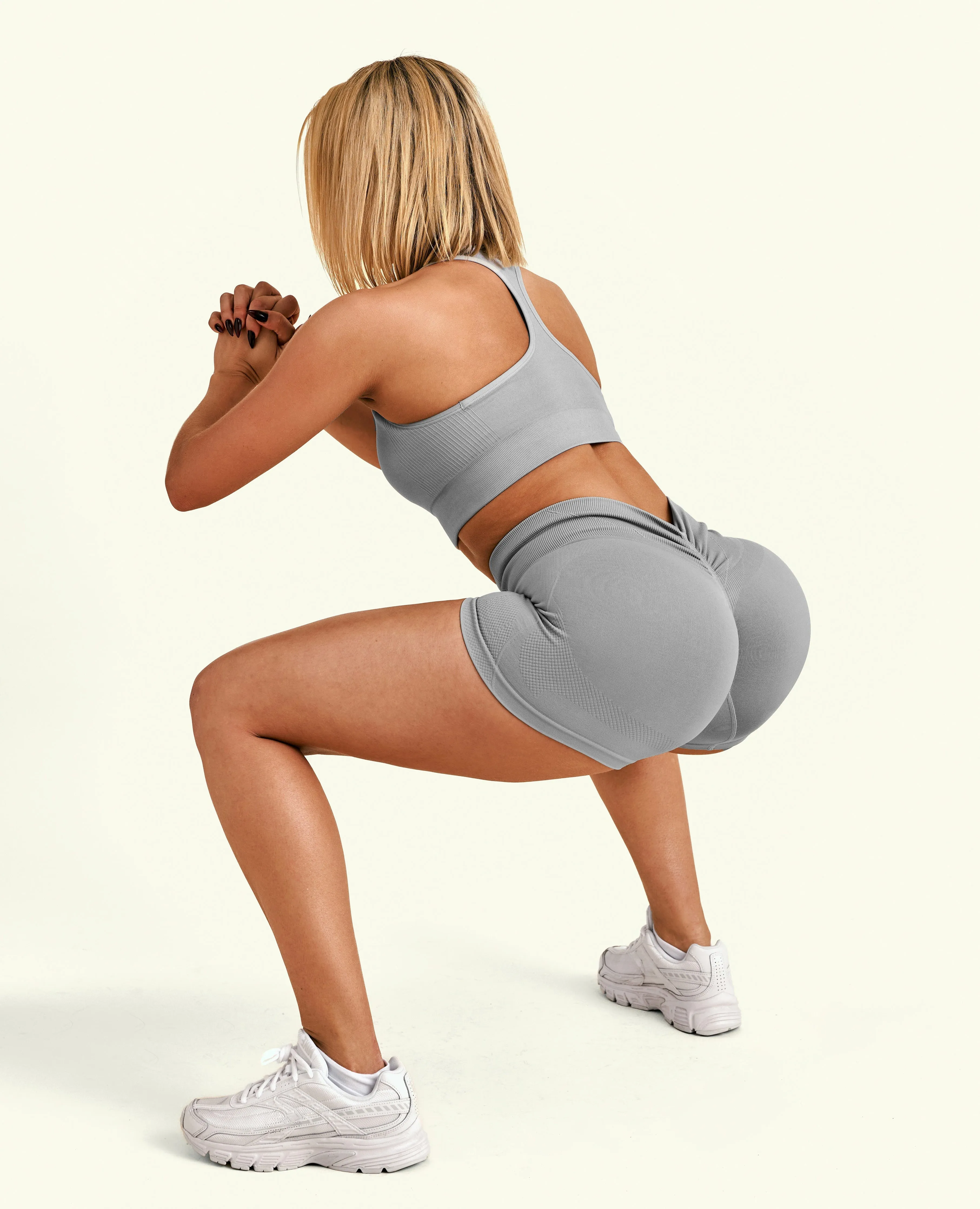 Force Scrunch Butt Shorts - Cement Grey sold by Firm Abs product image thumbnail 2